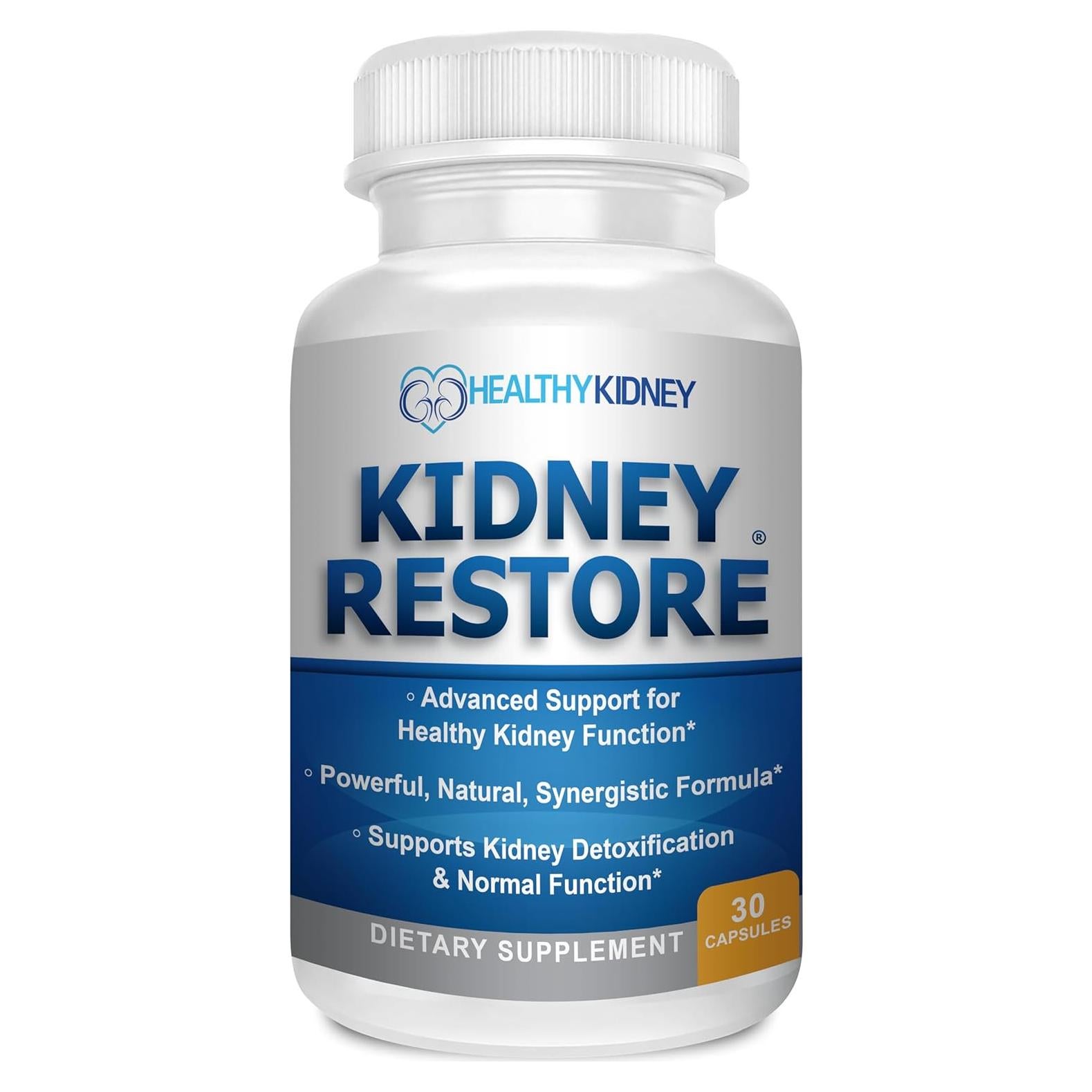 Suplemento Salud Renal Restaurar Riñones 30 Cápsulas