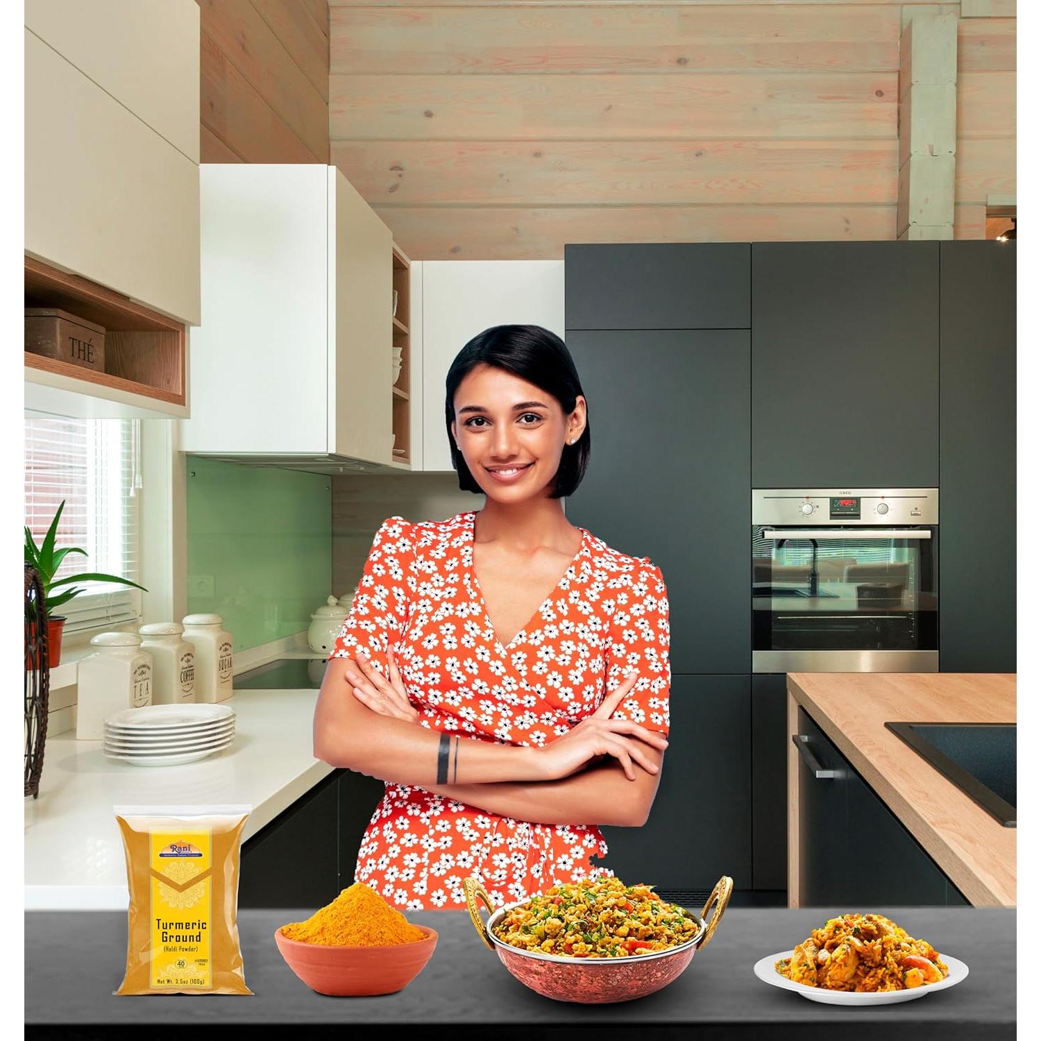 Cúrcuma en Polvo Rani 100g - 100% Pura, Vegana, Kosher