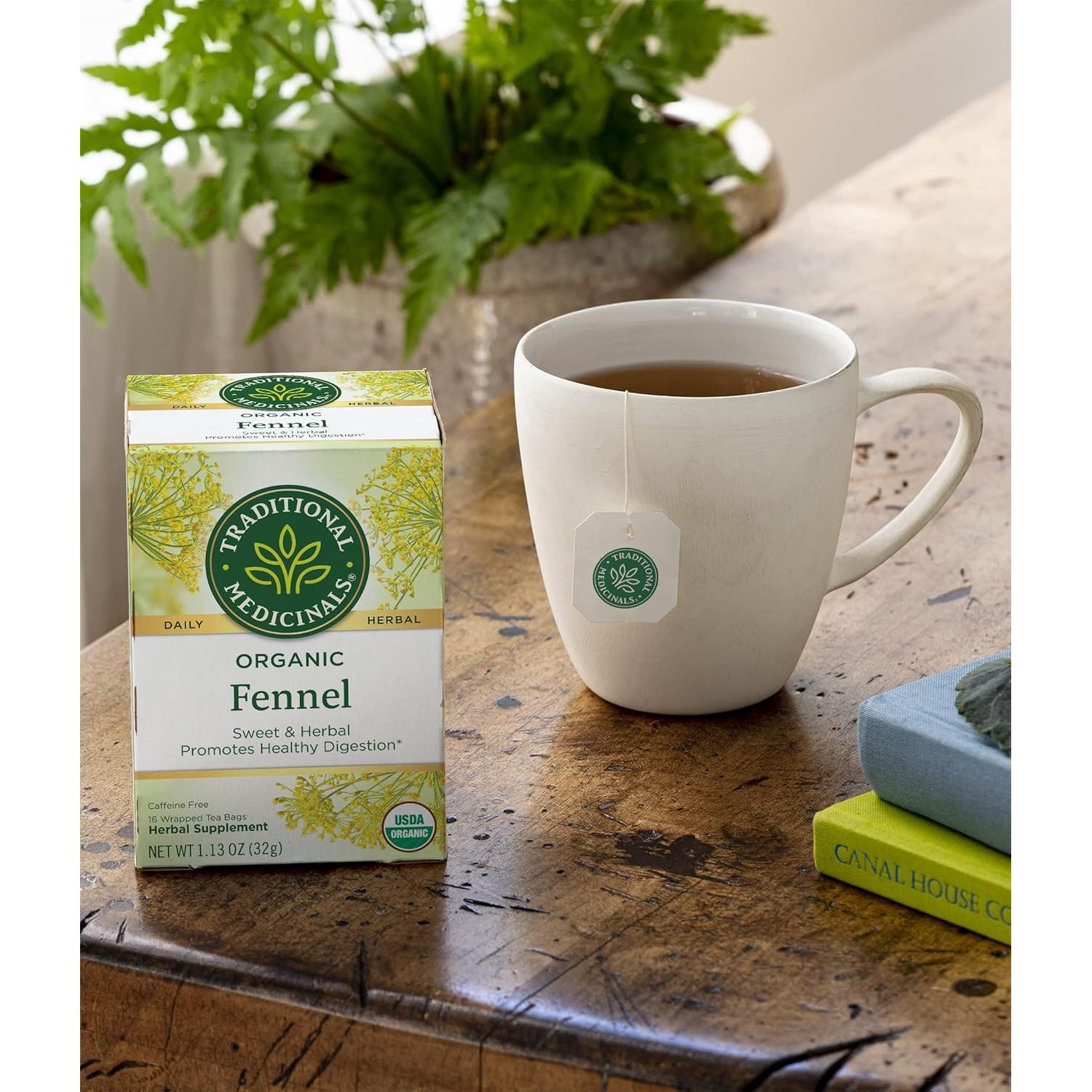 Té de Hinojo Orgánico Medicinales Tradicionales - 32 Bolsitas