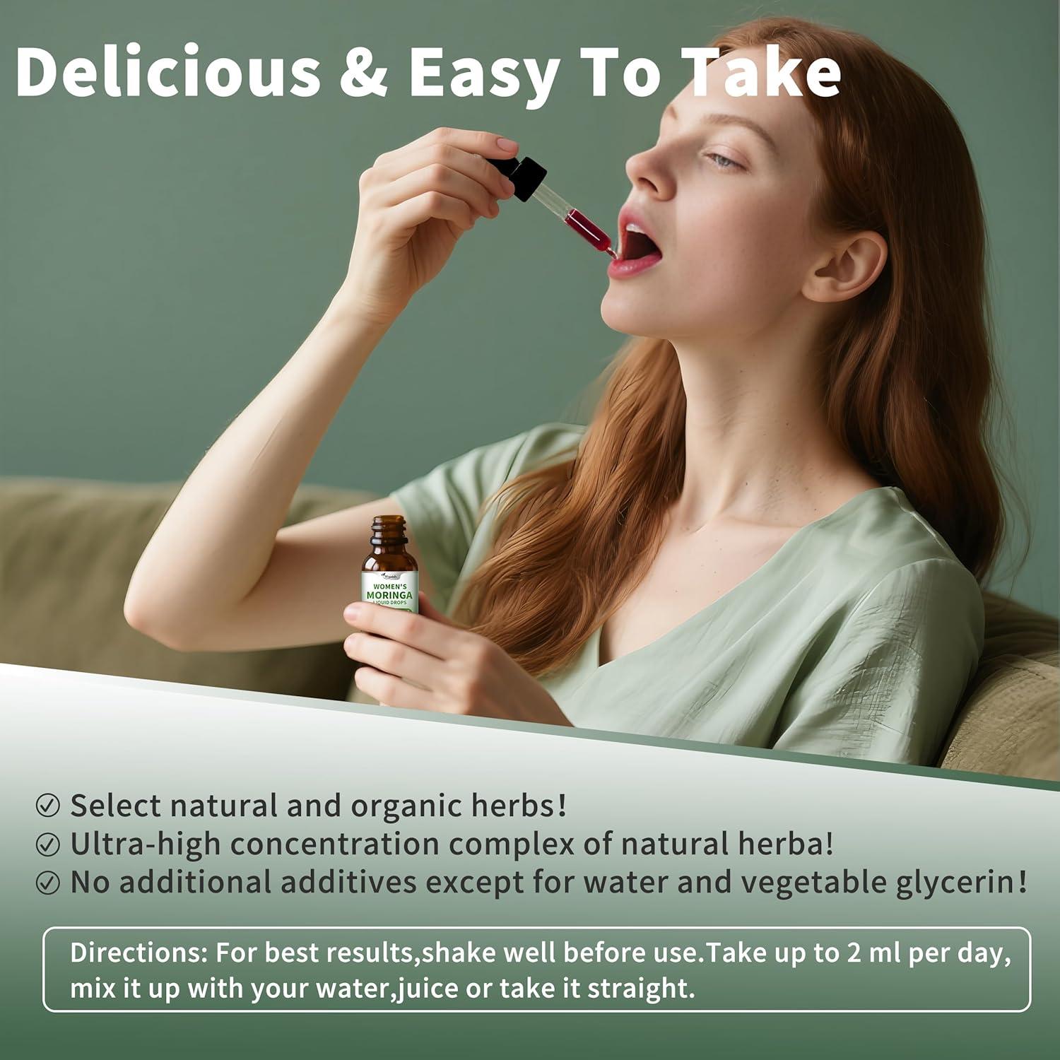 Gotas Líquidas de Moringa 800 mg Wanish - 2 x 118 ml