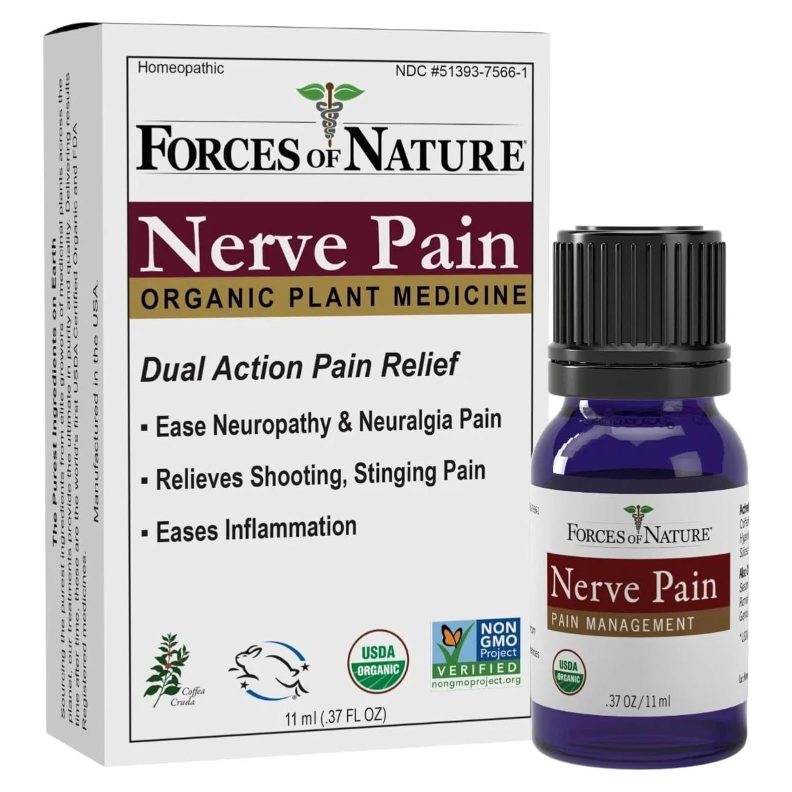 Manejo del Dolor Nervioso Forces of Nature 11 ml Homeopático