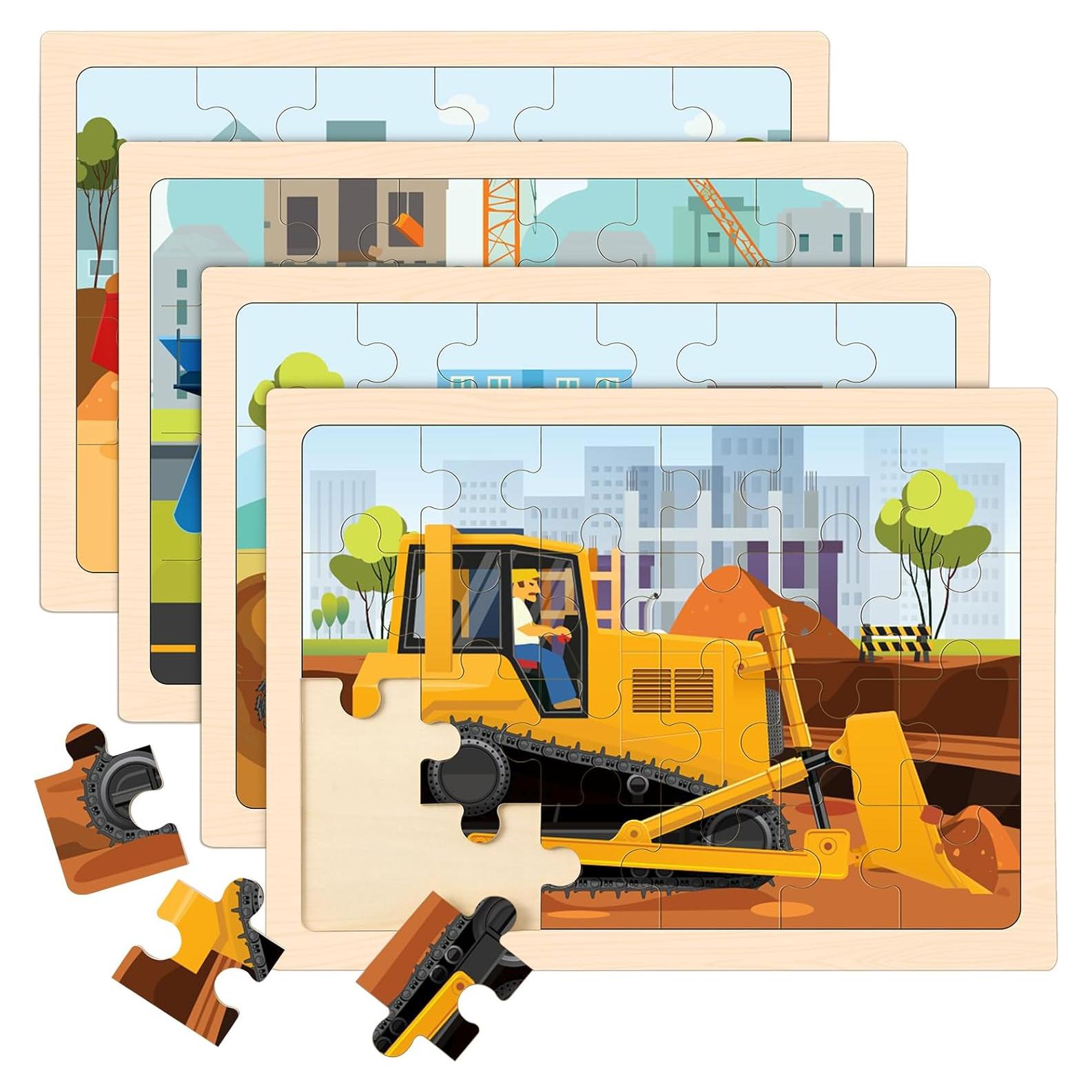 Rompecabezas de Madera Duchong Vehículos 24 Piezas Niños