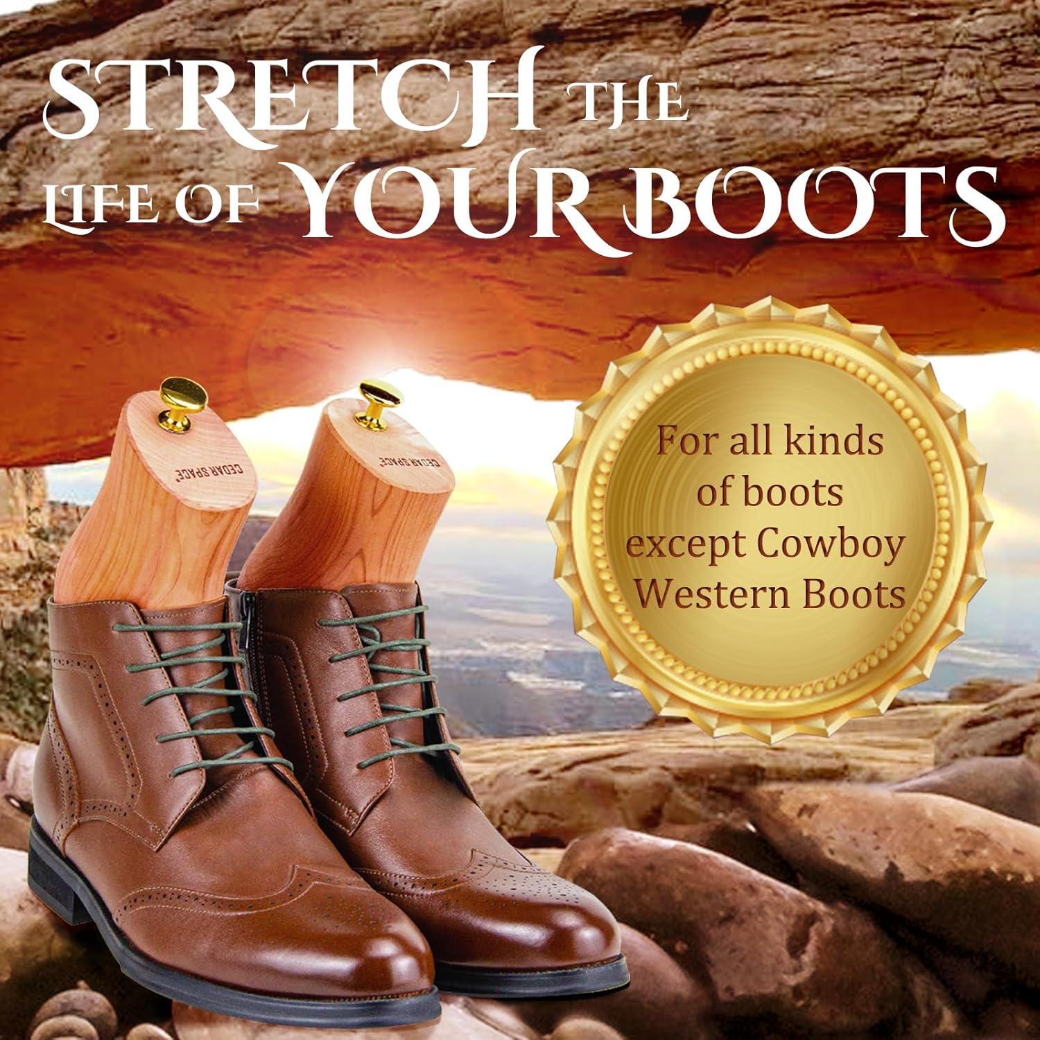 Estirador de Botas de Madera Cedar Space 100% Natural 8-14