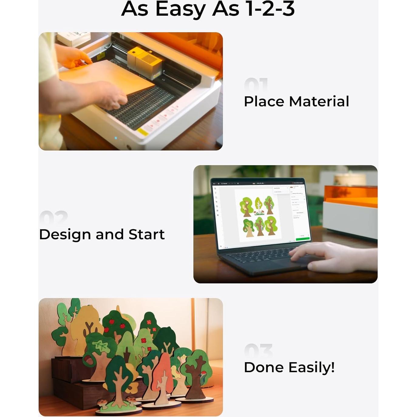 xTool M1 Ultra 10W Máquina de Corte y Grabado Láser 4 en 1