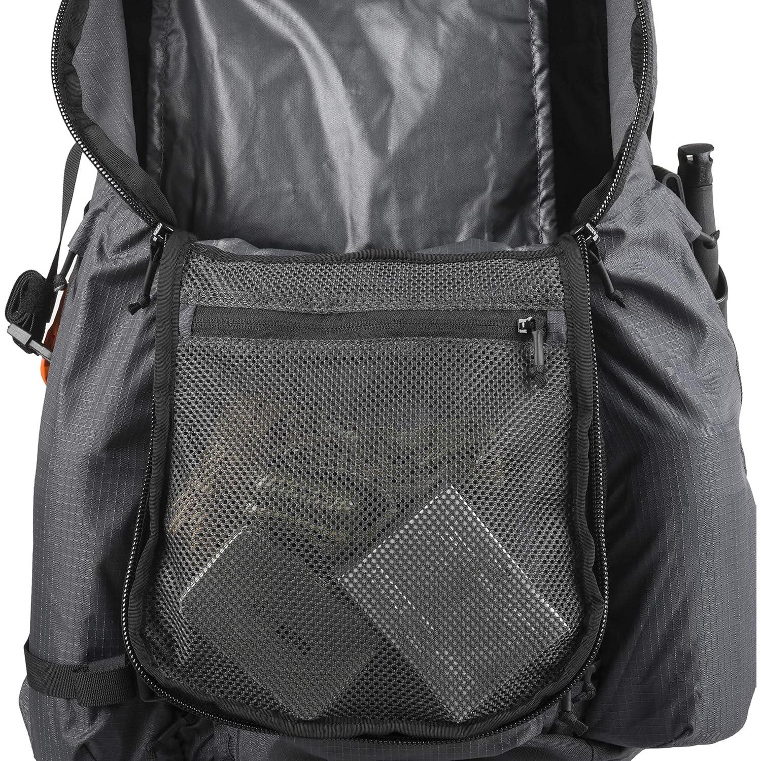 Mochila Elevation Helikon-Tex 50L Negra, Tejido Ripstop