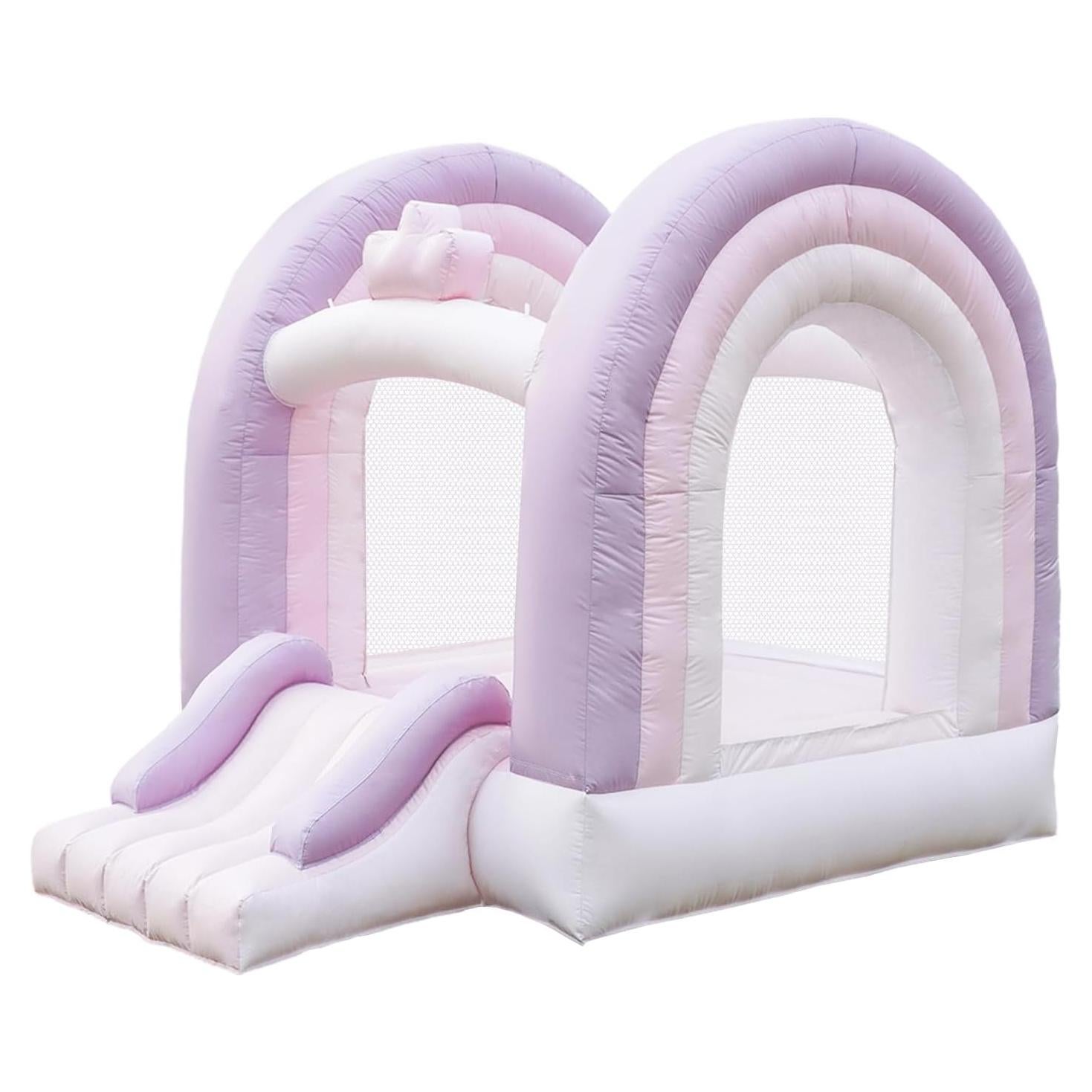Castillo Inflable HAPYBOUCY Arcoíris Doble Arco 2.54m para Niños