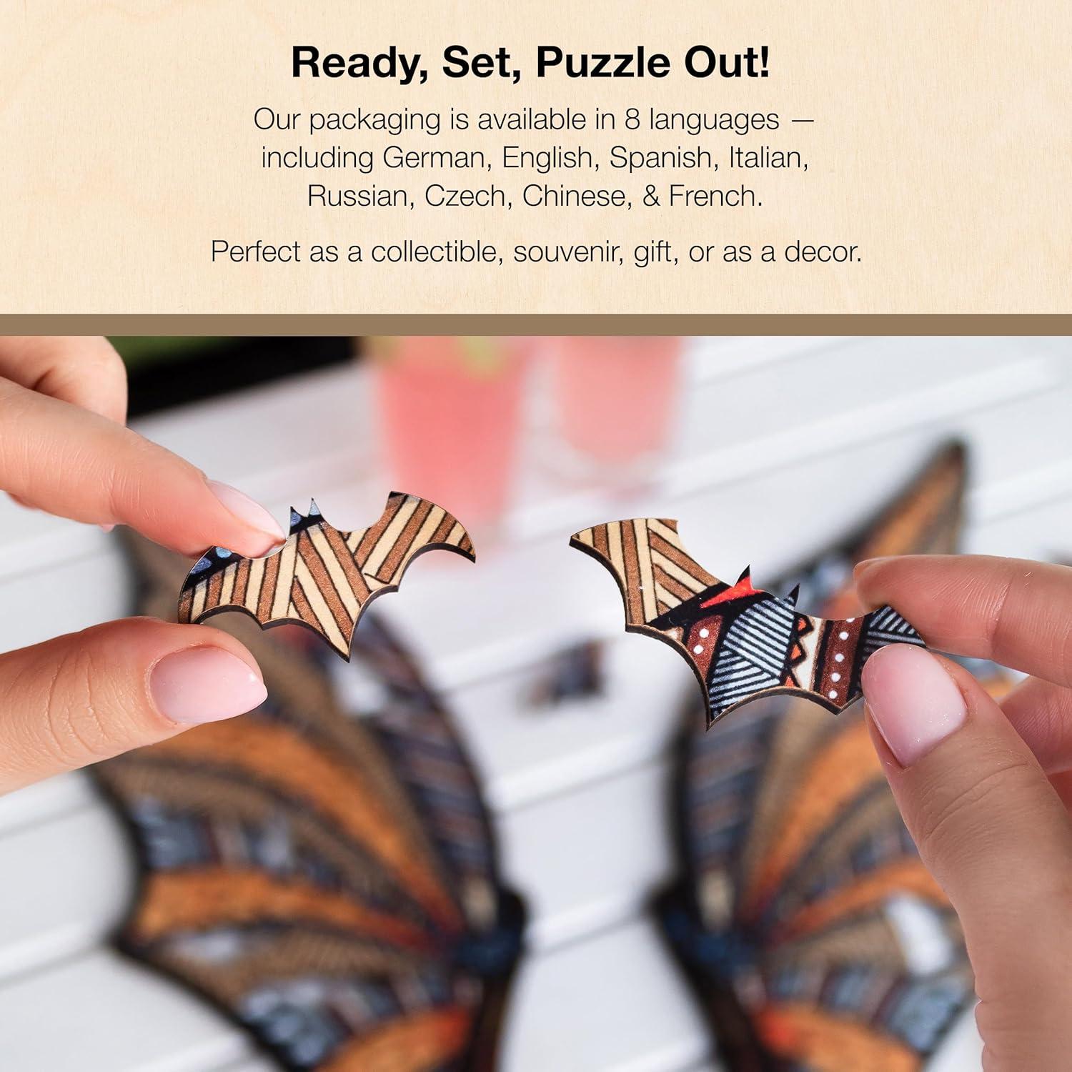 Rompecabezas de Madera EWA Mastodon S 80 Piezas 20.6x27.9 cm