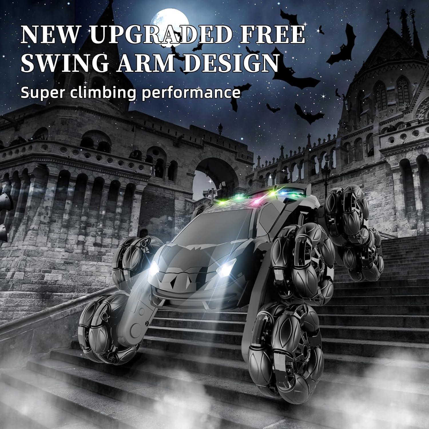 Coche de Control Remoto 8WD GUANGDONG Negro 24x17.8cm