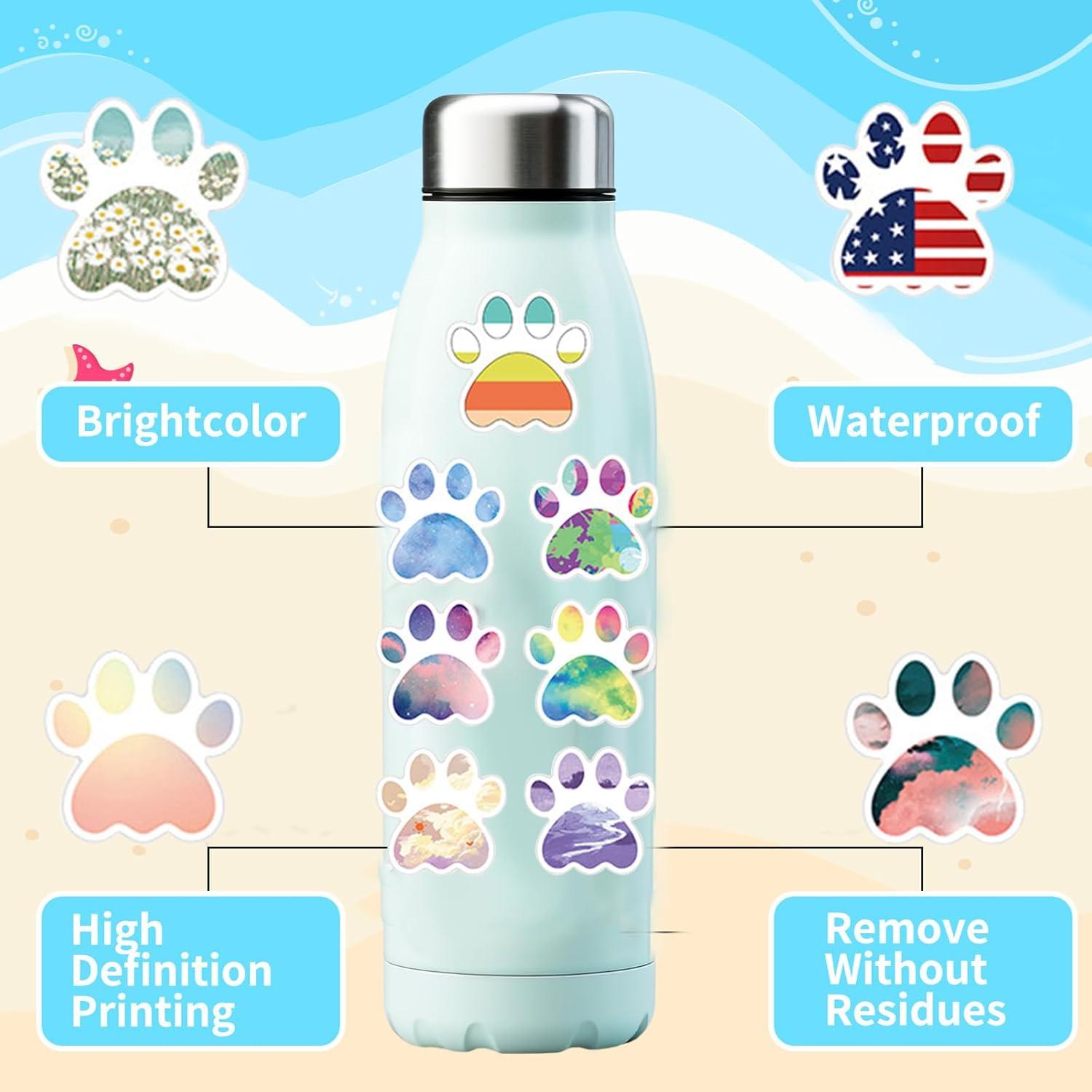 74 Piezas Fiesta Tema Garra de Perro - Pulseras y Stickers