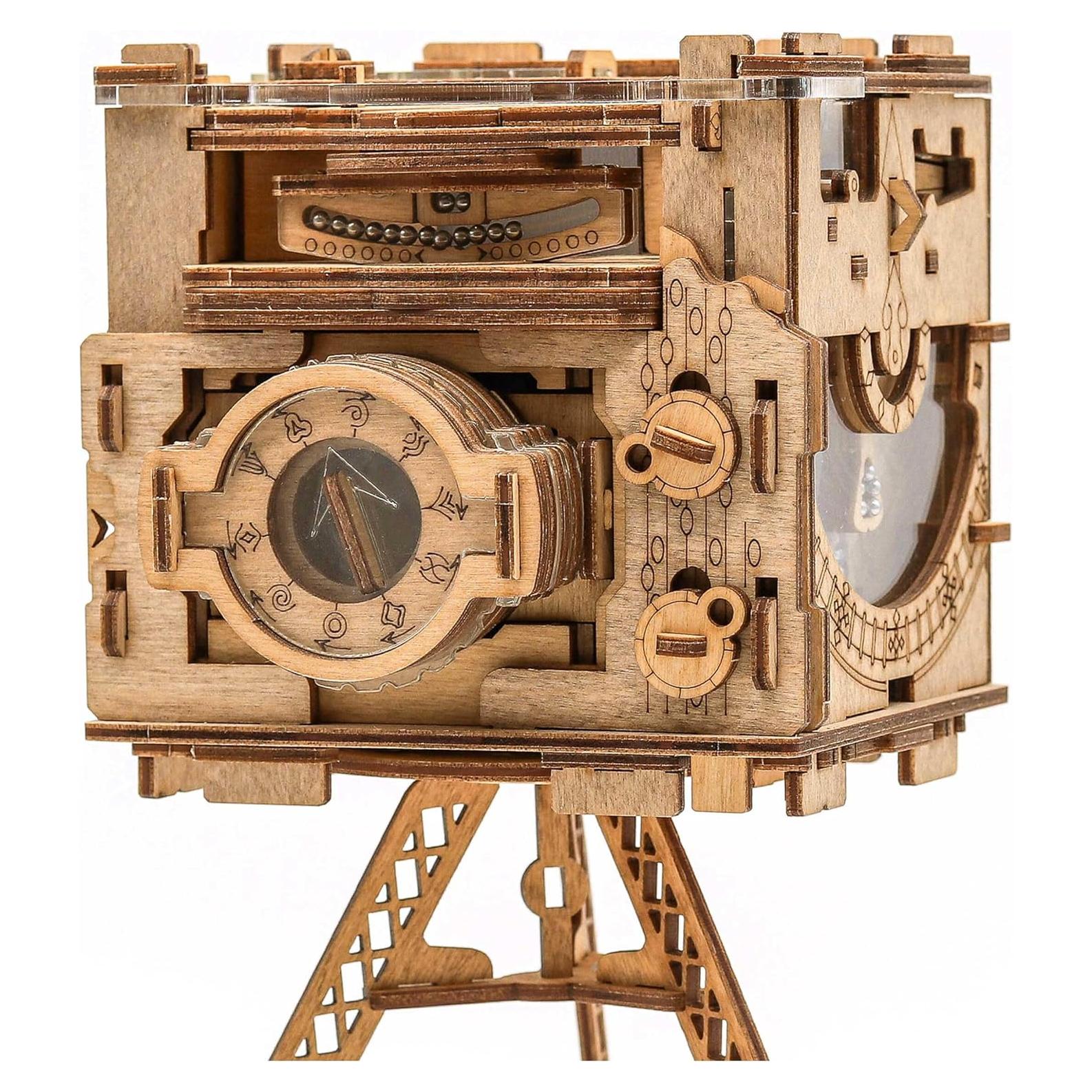 Juego de Escape Room iDventure Cluebox PRO - Cámara de Sherlock - Rompecabezas de Madera 3D