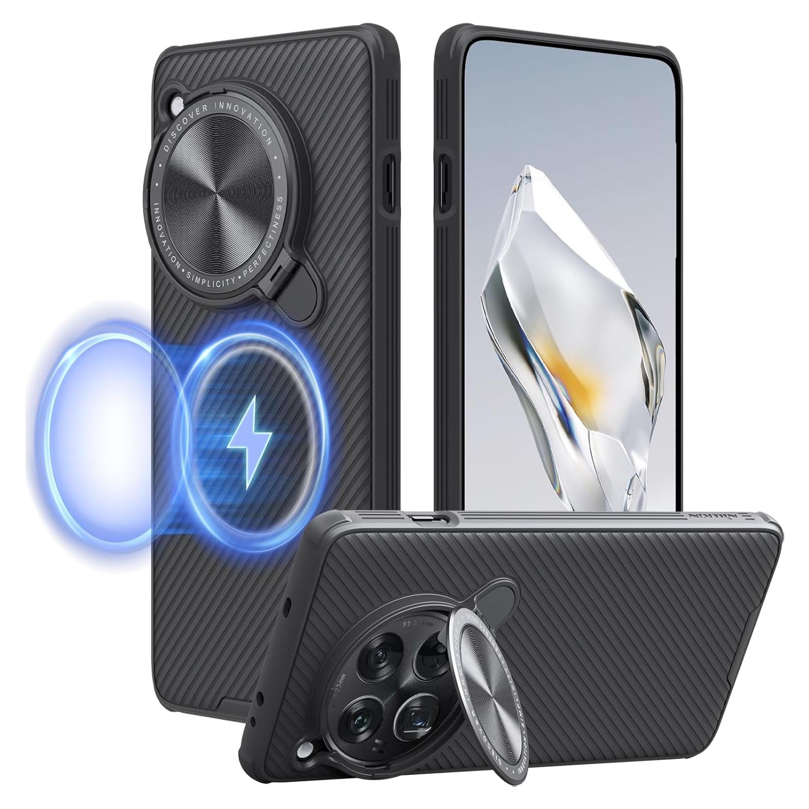 Funda Magnética Nillkin para OnePlus 12 - Antirayaduras y Soporte