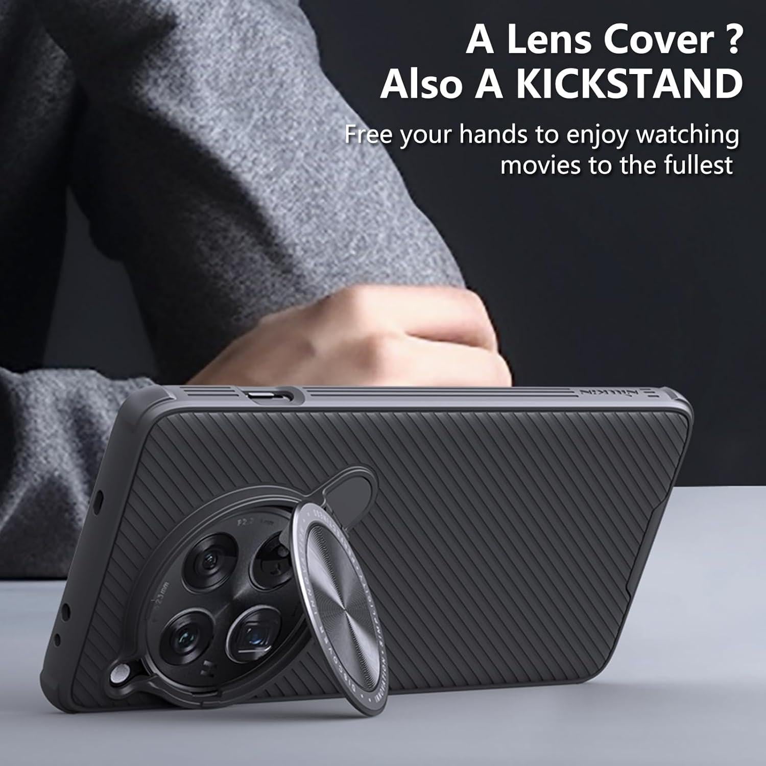 Funda Magnética Nillkin para OnePlus 12 - Antirayaduras y Soporte