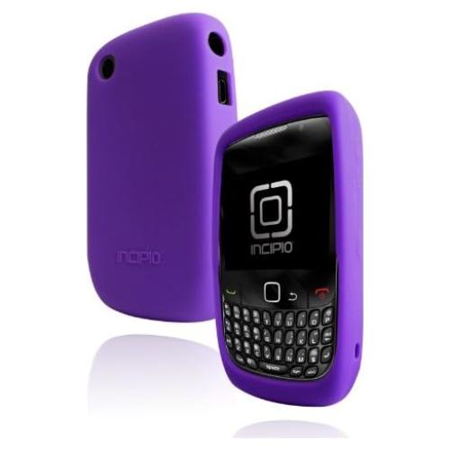 Funda de Silicona Incipio DermaShot para BlackBerry Curve 8500 Púrpura