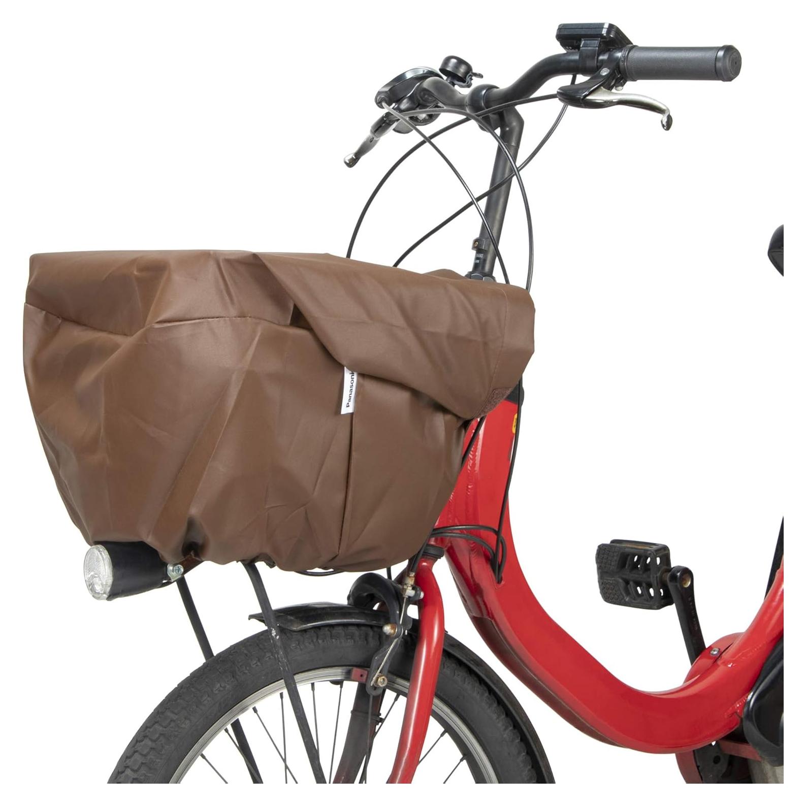 Cesta de Bicicleta Panasonic para Manillar 121-136cm Marrón