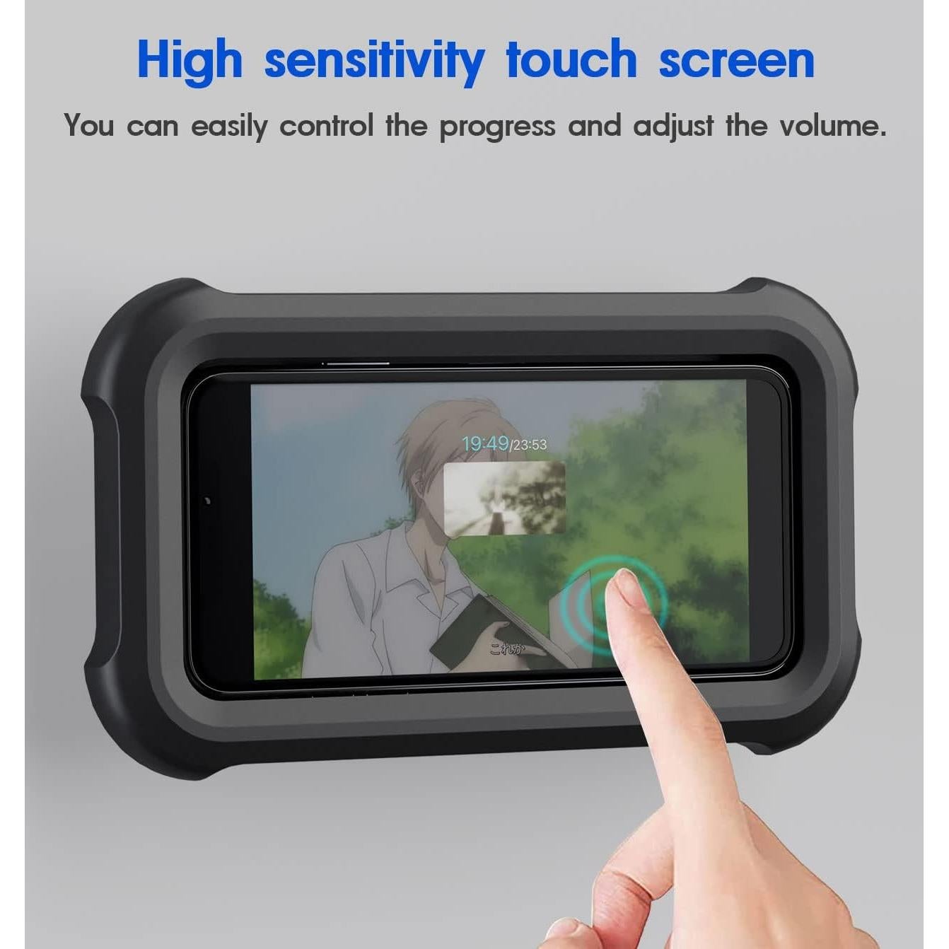 Soporte de Teléfono Impermeable Mistriddle para Ducha 6.8"