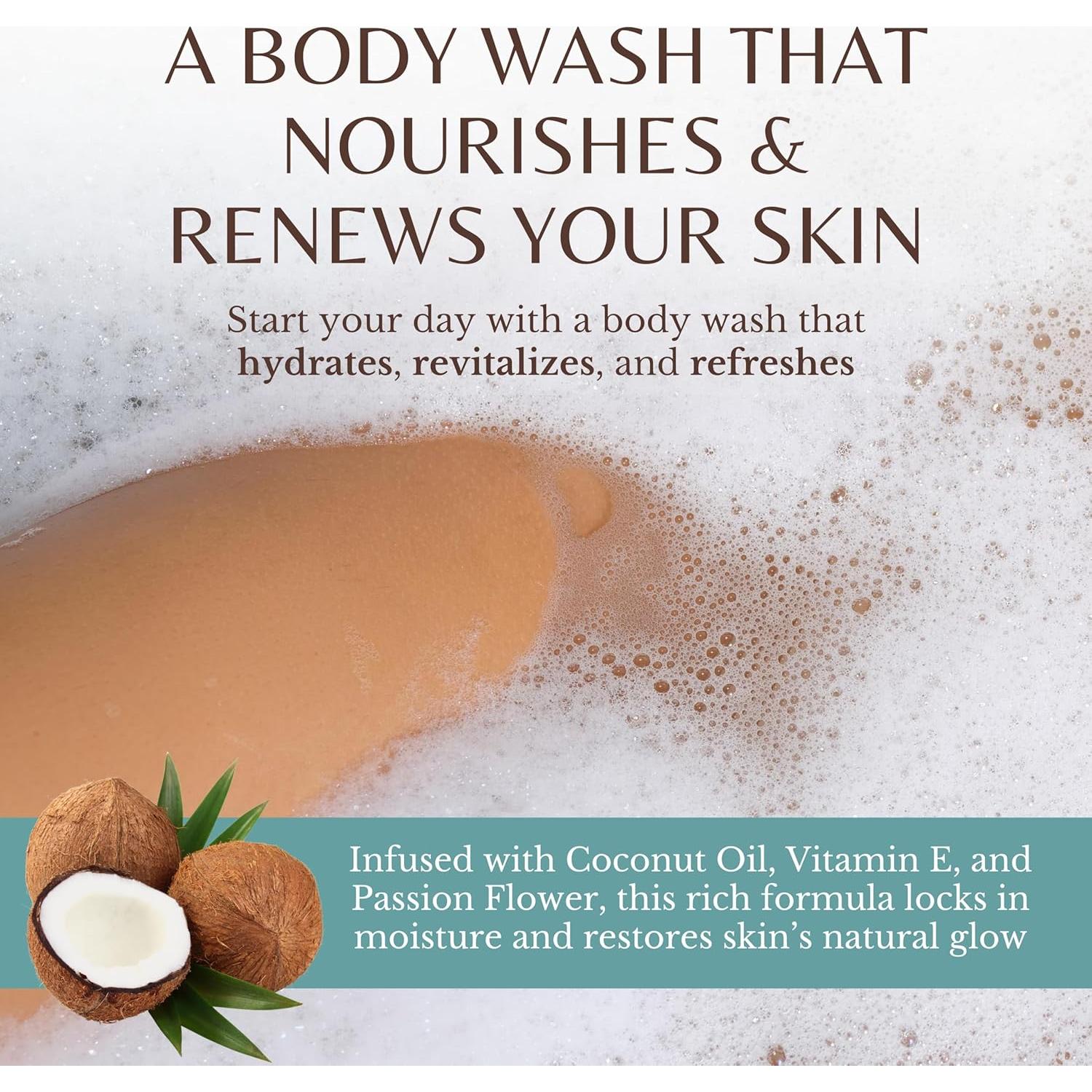 Gel de Ducha Hidratante Coco Edenika 473 ml - Piel Seca y Sensible