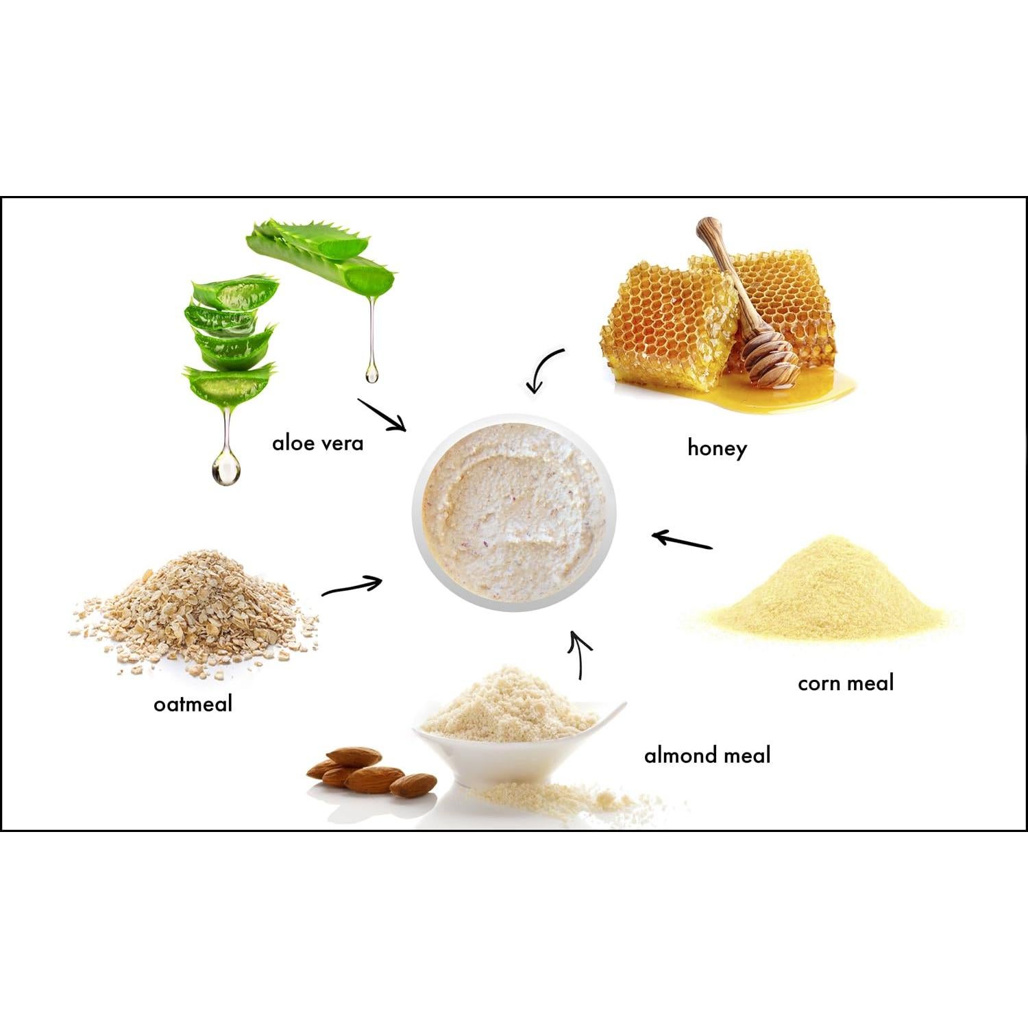 Exfoliante Facial Natural RAYA Almendra y Miel 87.9g