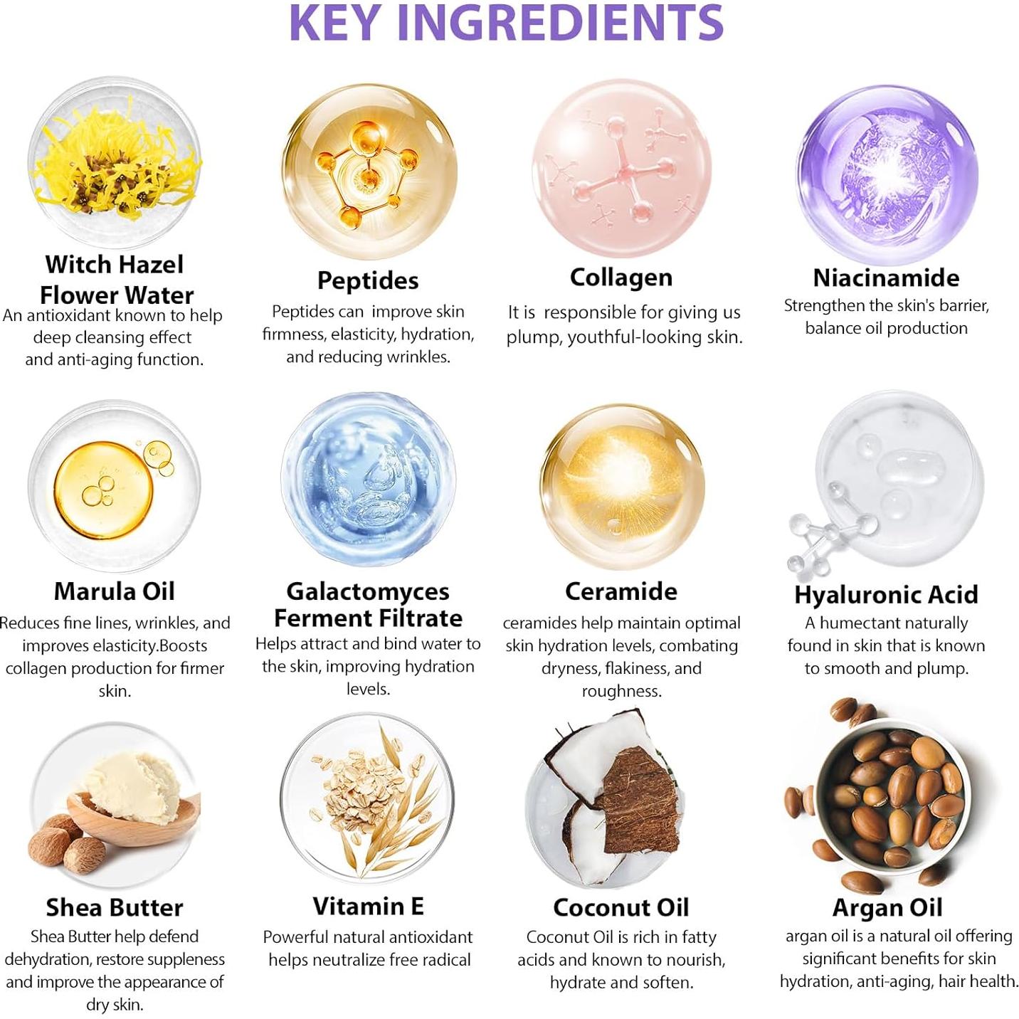 Set de Cuidado Facial RA ROSA ACCA 55 PZS Carbón Hidratante