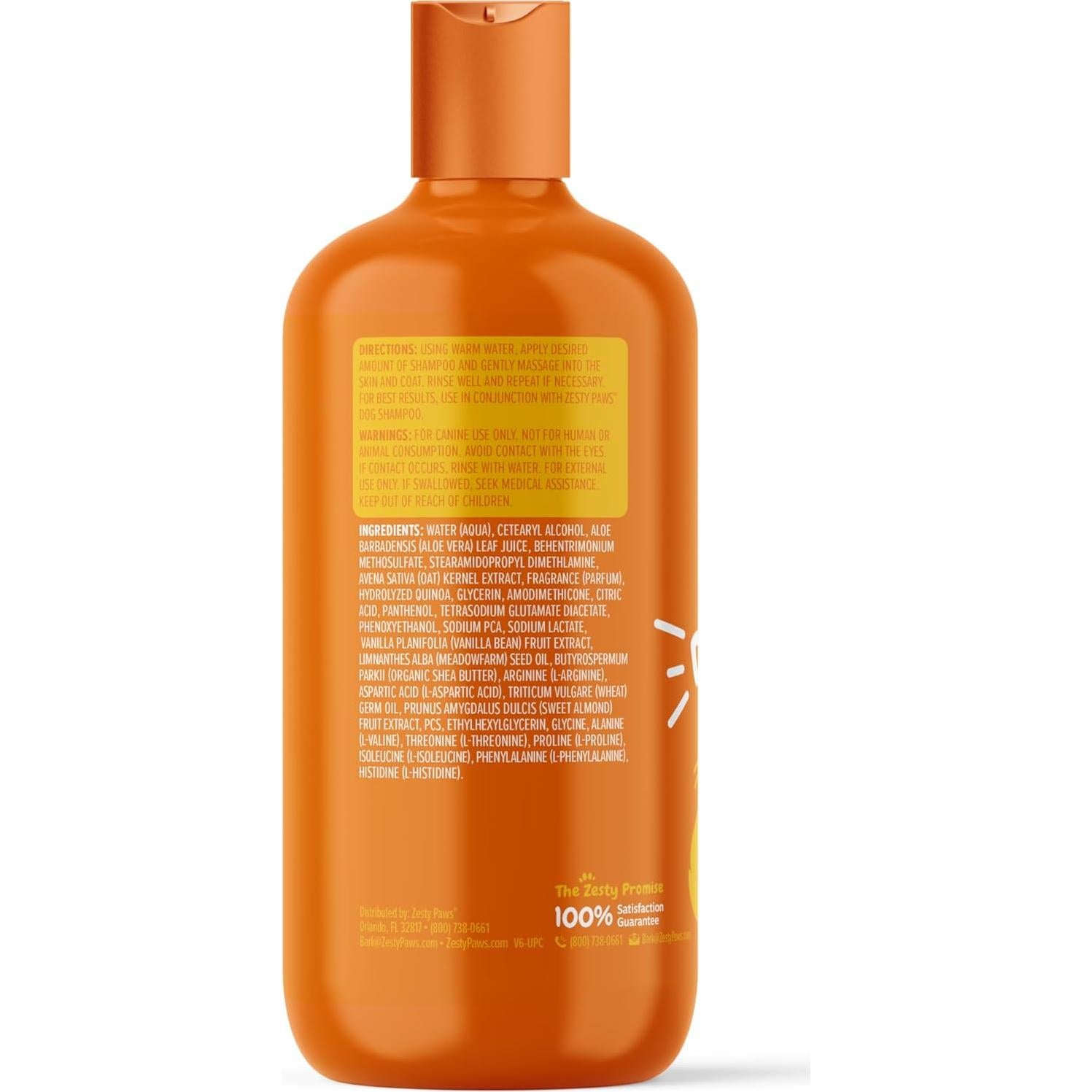 Acondicionador para Perros Zenwise Health 453.6 g - Aloe Vera y Avena