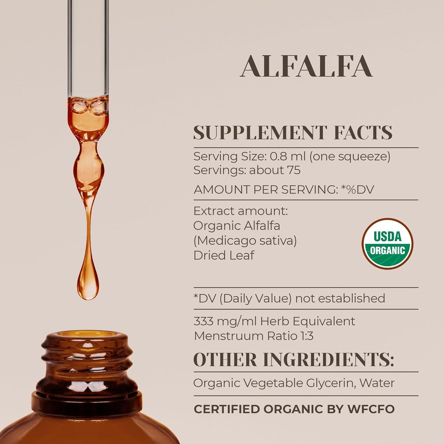Extracto de Alfalfa Orgánico USDA Garden Organics 59.15 ml