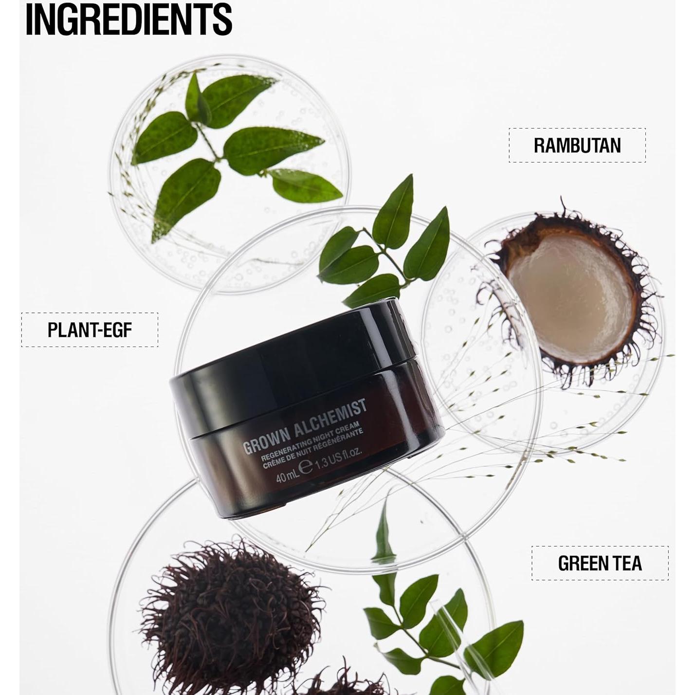 Crema Nocturna Regeneradora Grown Alchemist 40ml - Antienvejecimiento