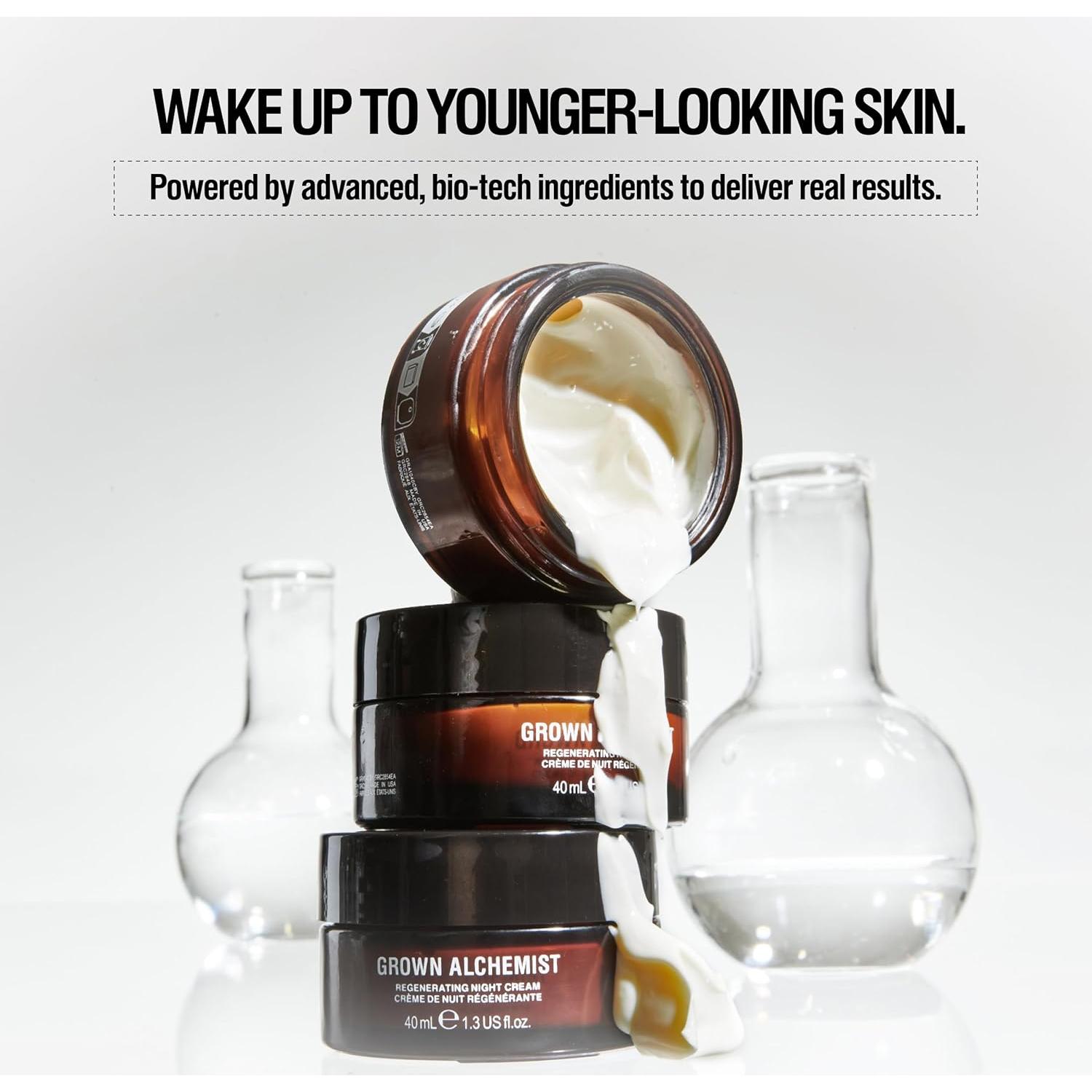 Crema Nocturna Regeneradora Grown Alchemist 40ml - Antienvejecimiento