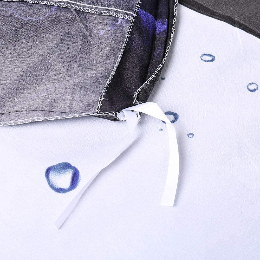 Juego de Funda de Edredón Queen WONGS Azul Fútbol 3D 3 Piezas