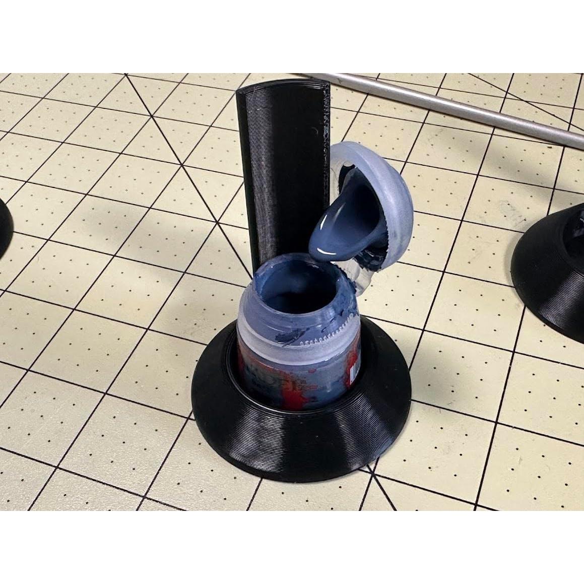 Soportes para Tarros de Pintura Citadel - 3 Piezas PETG Negro