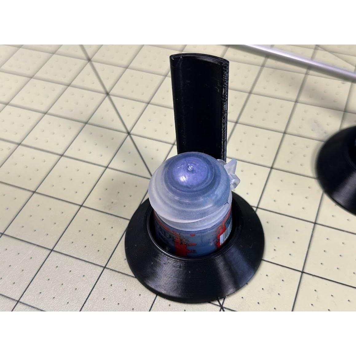 Soportes para Tarros de Pintura Citadel - 3 Piezas PETG Negro