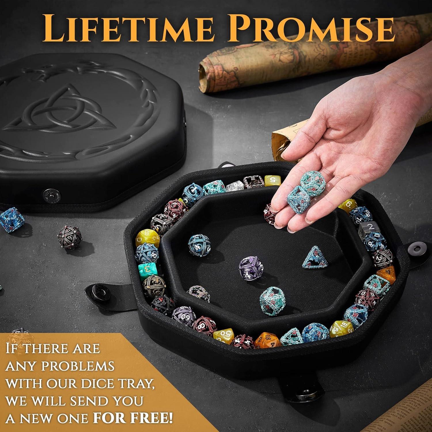 Bandeja de Dados Soar Forge D&D - Diseño Celta y Dragón