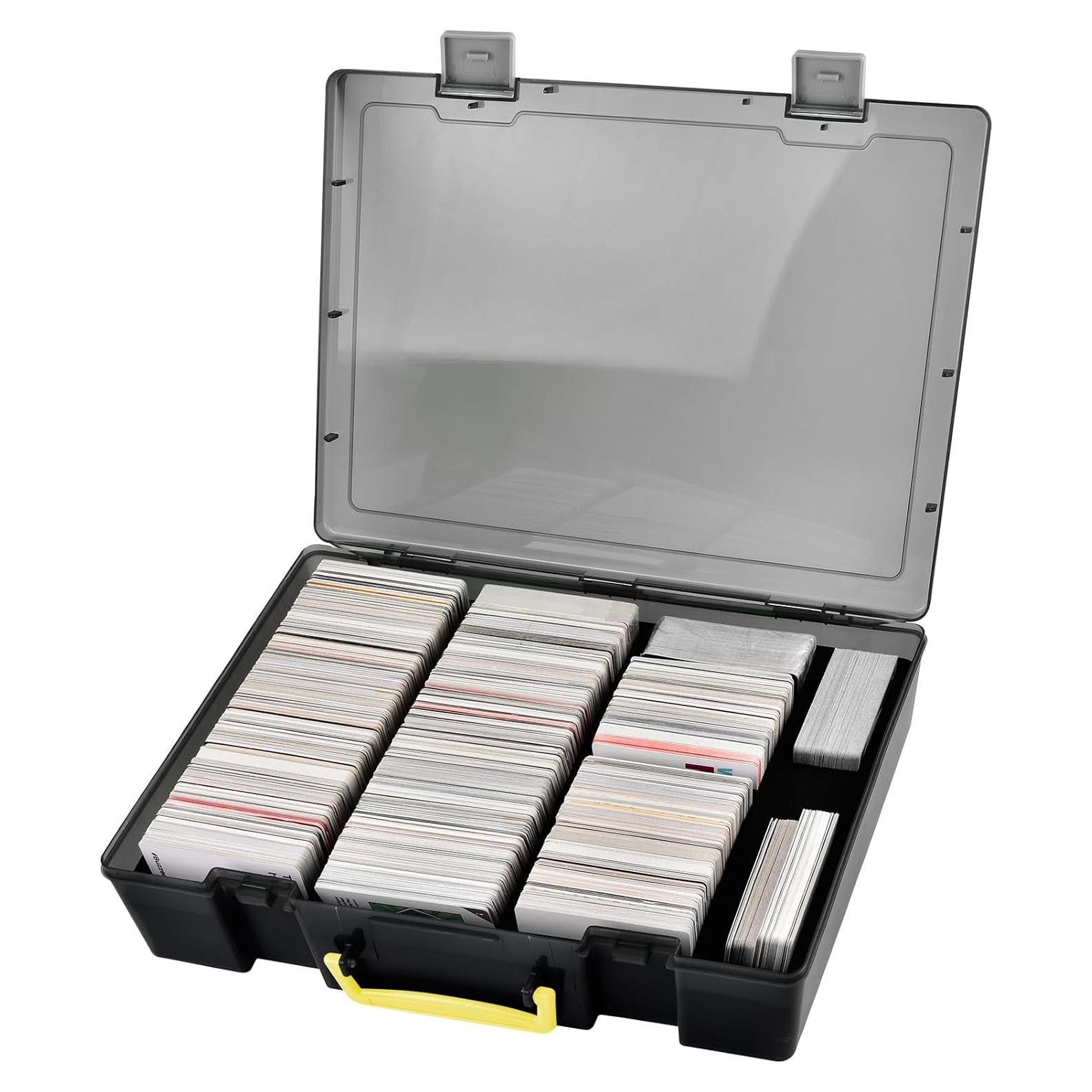 Caja de Almacenamiento para Cartas ALKOO 2200+ Gris - Organizador MTG