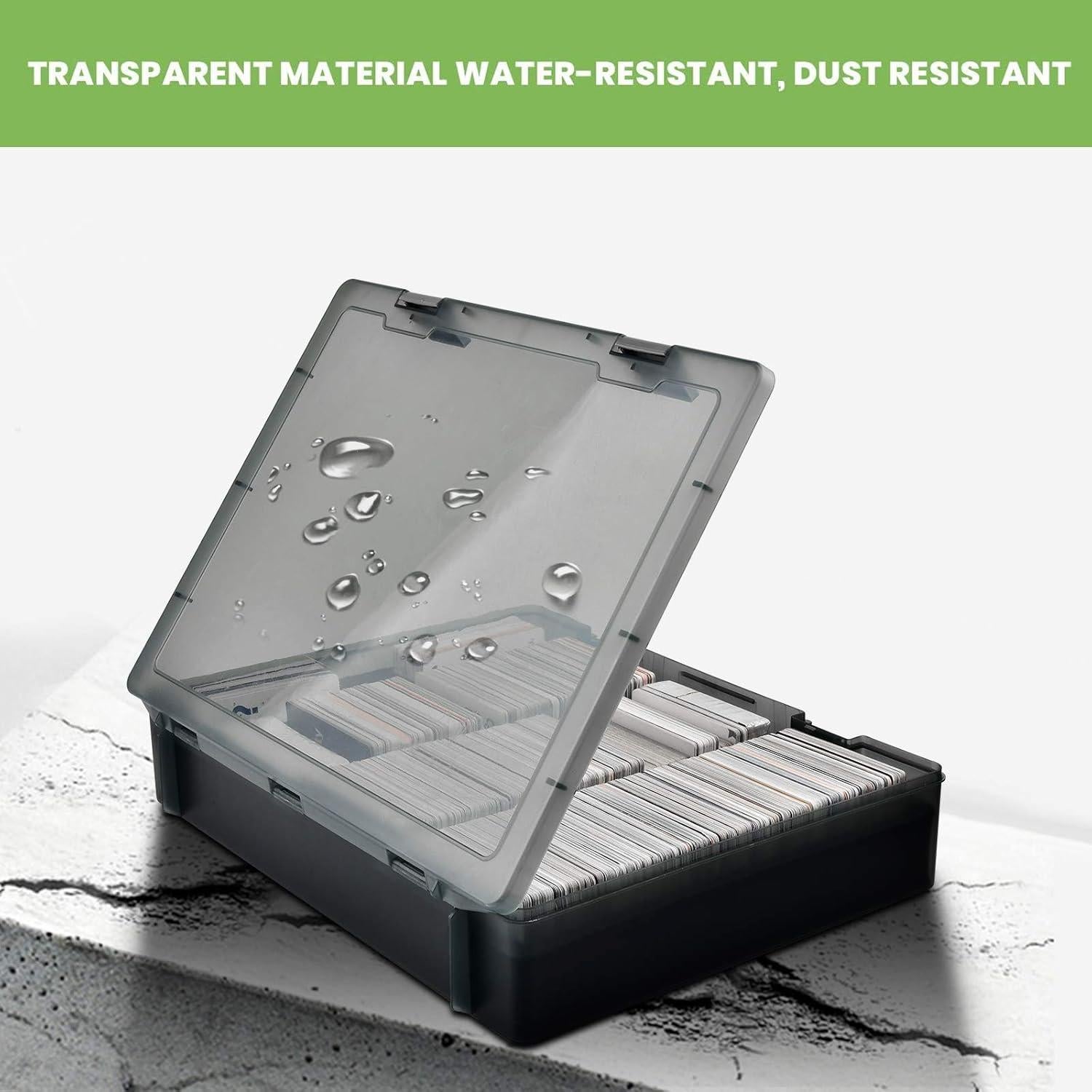 Caja de Almacenamiento para Cartas ALKOO 2200+ Gris - Organizador MTG