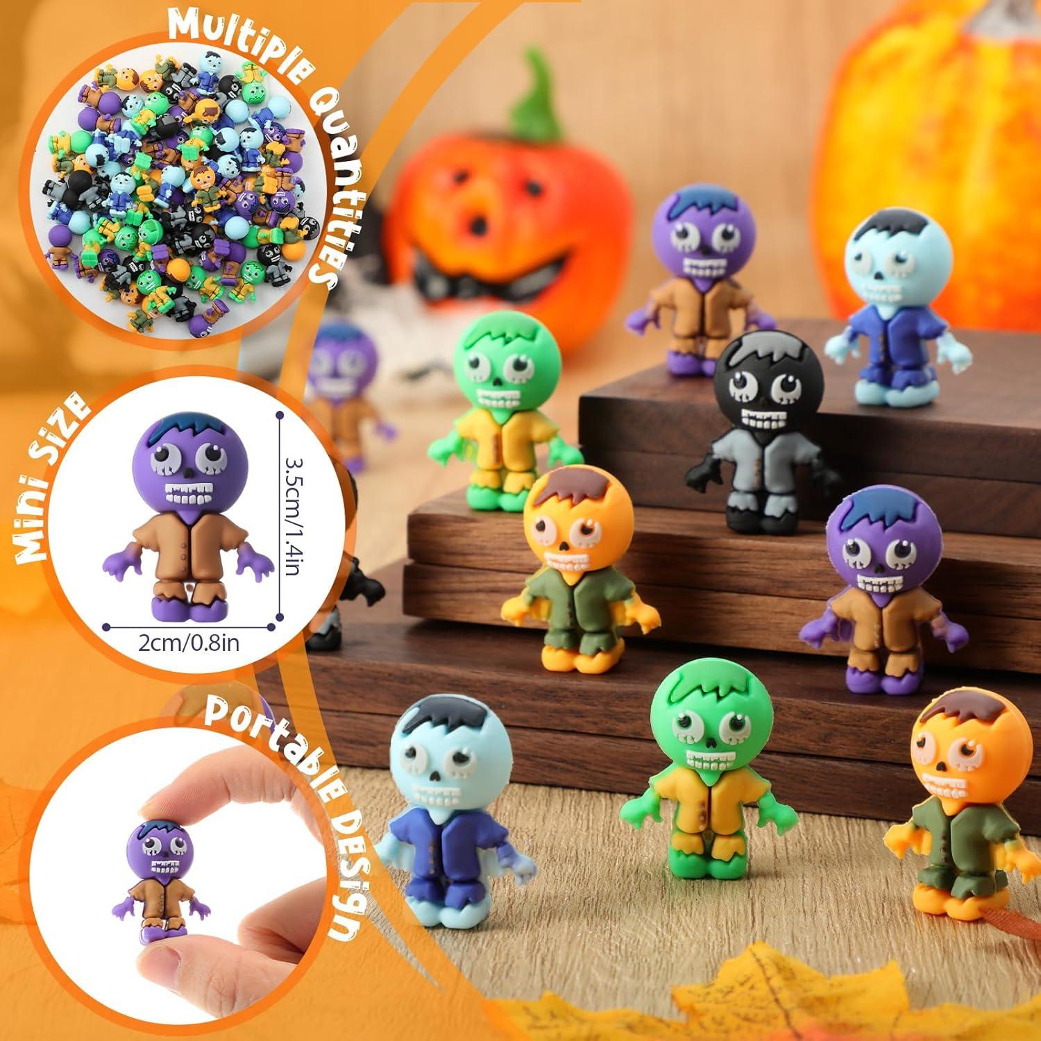 60 Figuras Mini Zombies Halloween VioraWhite 3.5x2 CM