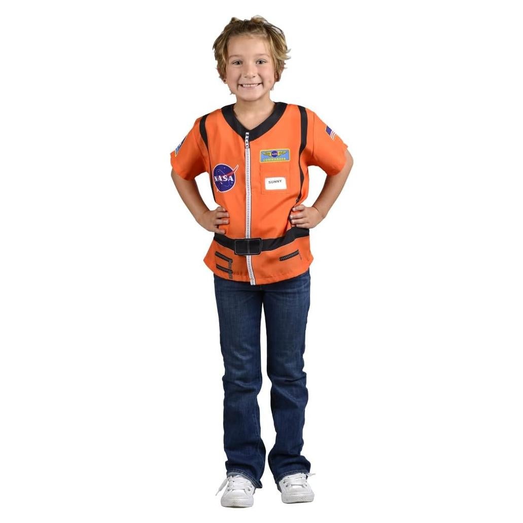 Traje de Astronauta Naranja Aeromax para Niños 3-6 Años