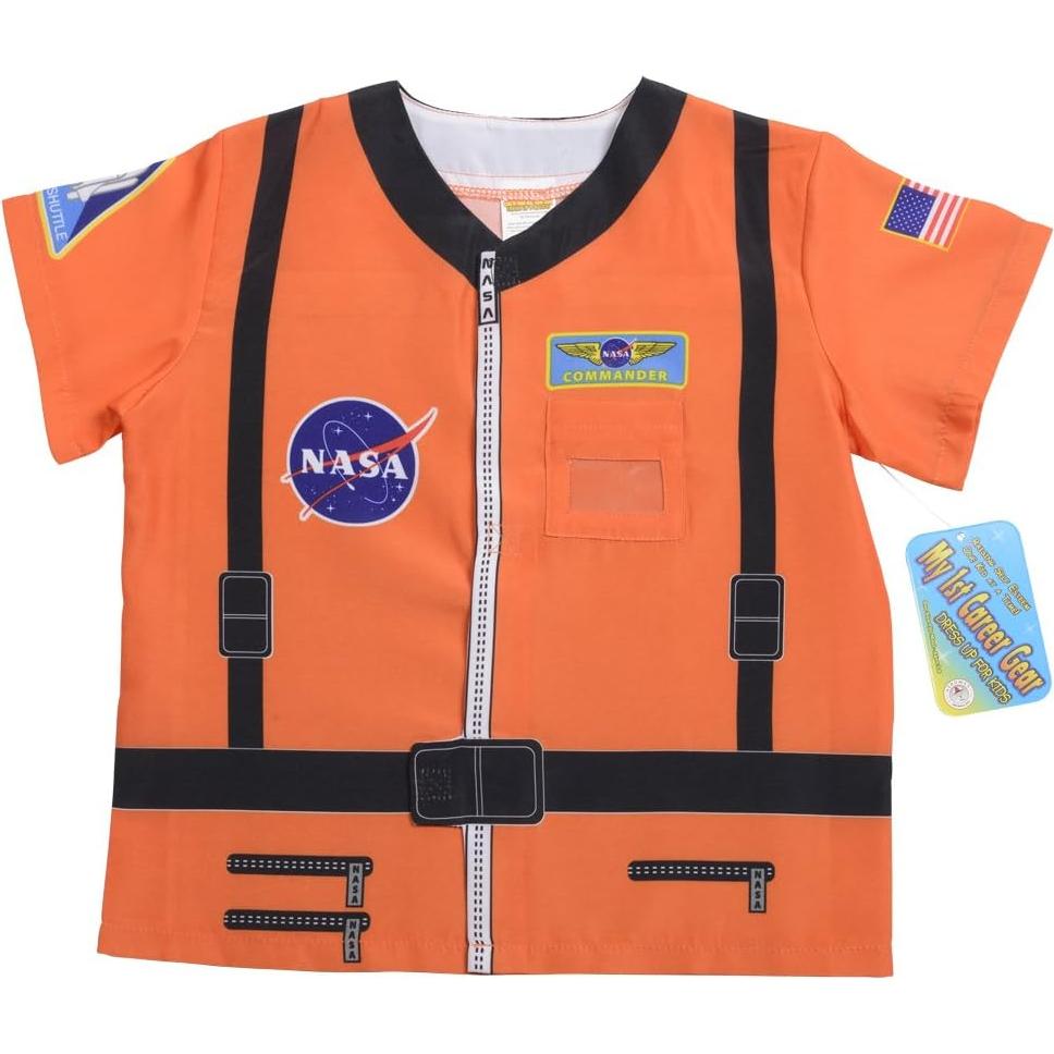 Traje de Astronauta Naranja Aeromax para Niños 3-6 Años
