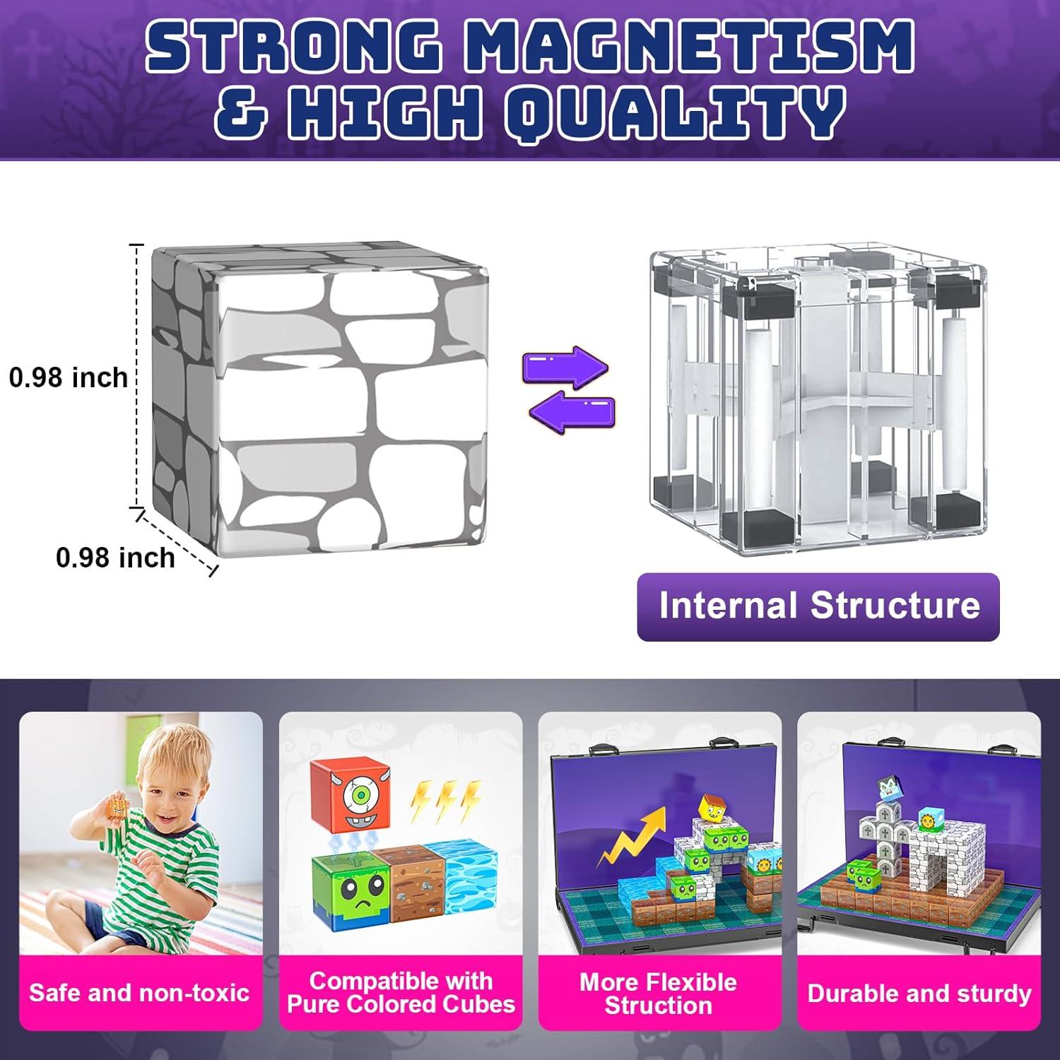 Bloques Magnéticos WXLBR 84Pcs para Niños 3-10 Años