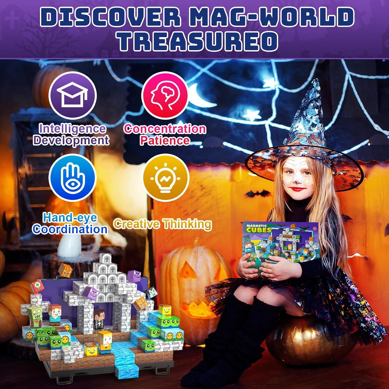 Bloques Magnéticos WXLBR 84Pcs para Niños 3-10 Años