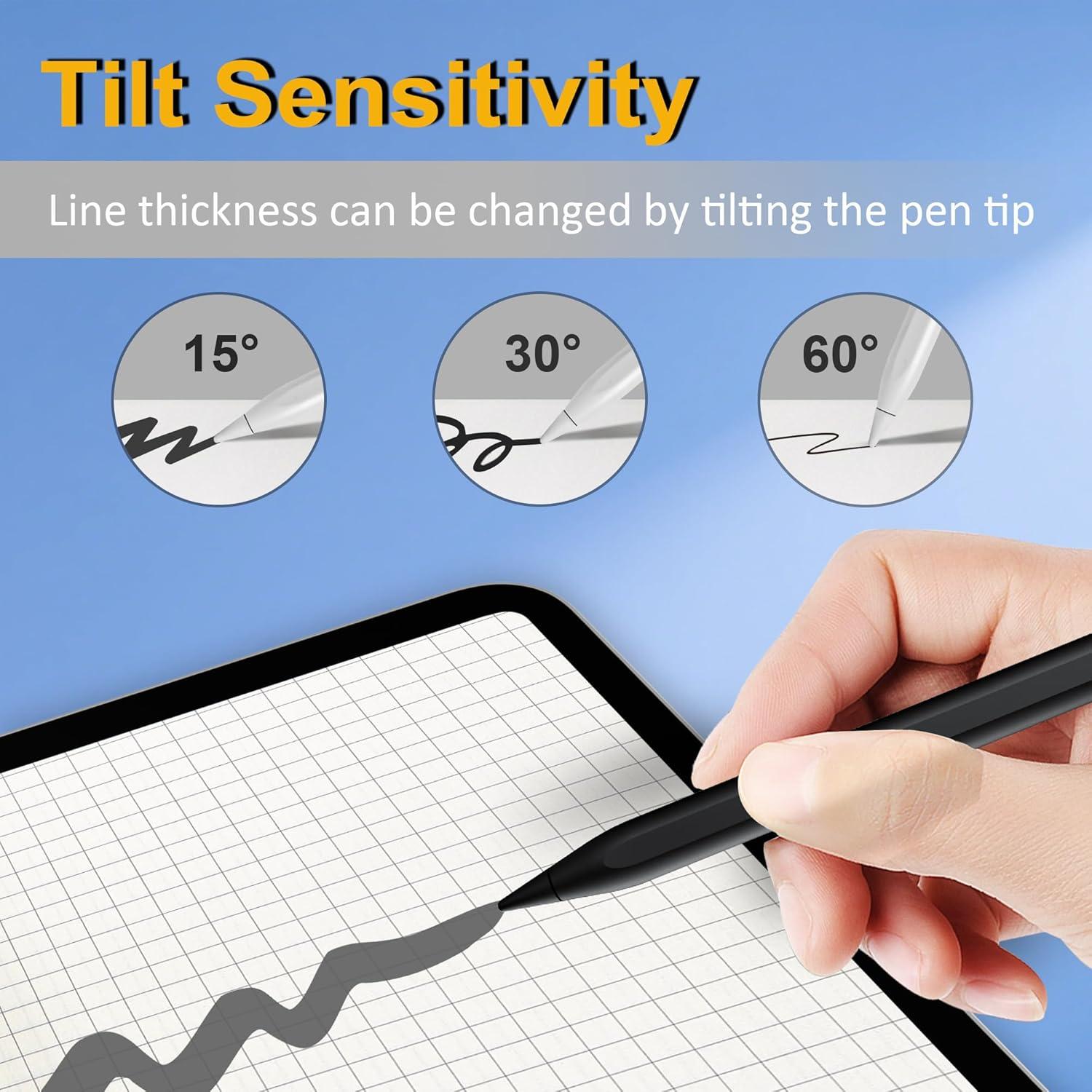 Lápiz Stylus XIRON para iPad 2018-2025, Carga Rápida 15 Min