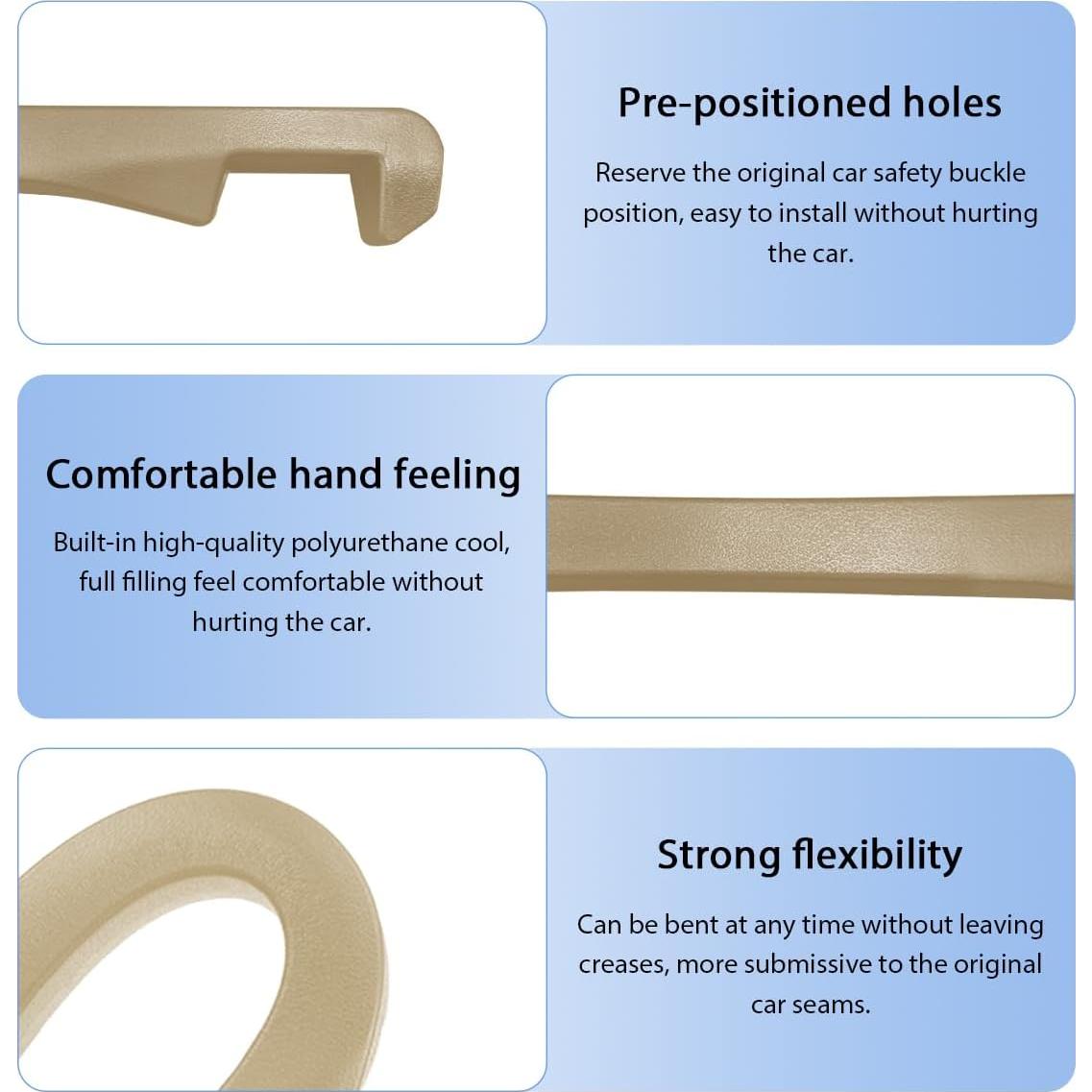 Relleno Espacio Asientos Coche ZNDAW Beige Universal 40cm