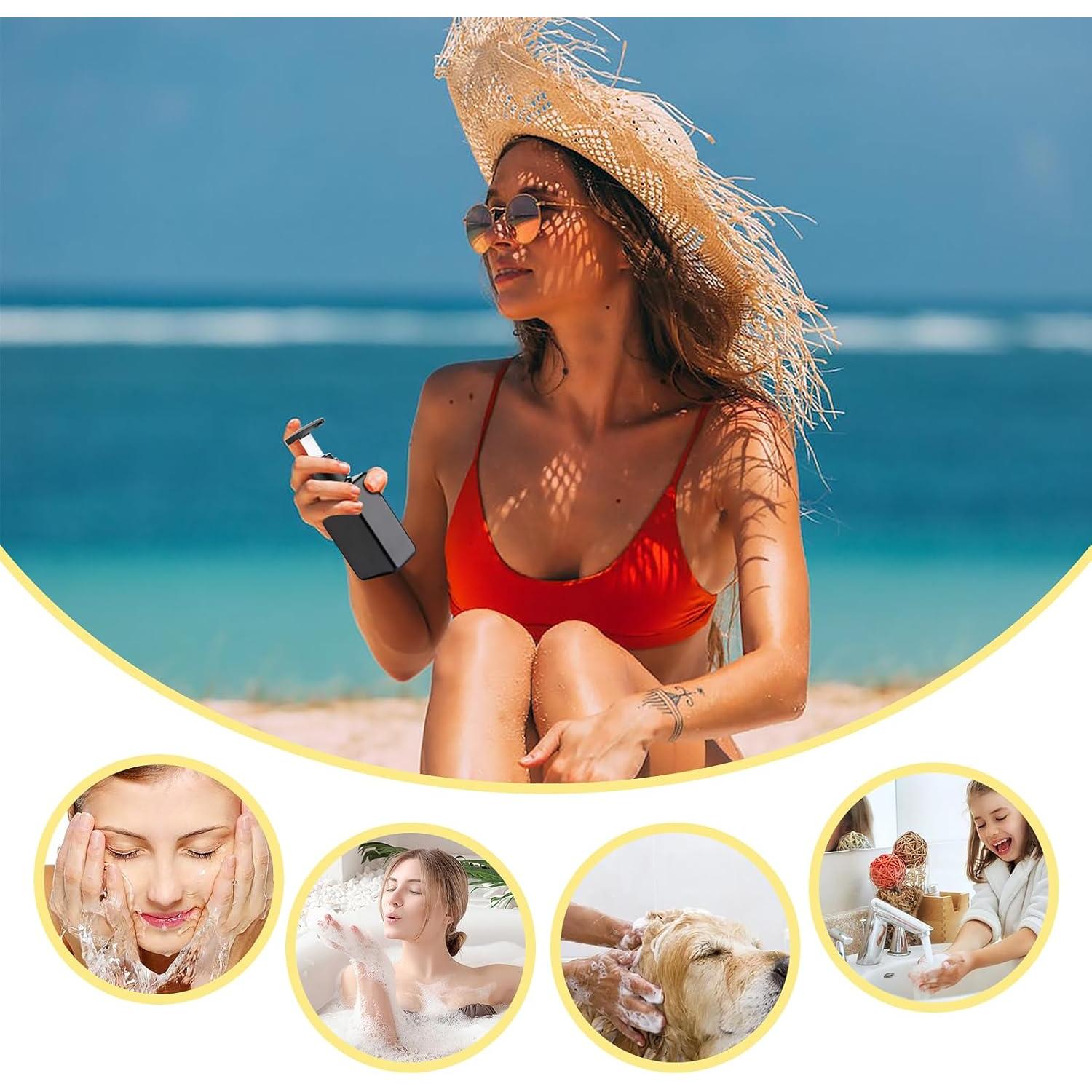 Botellas de Viaje Hethyo 110ml 4 Piezas Reutilizables