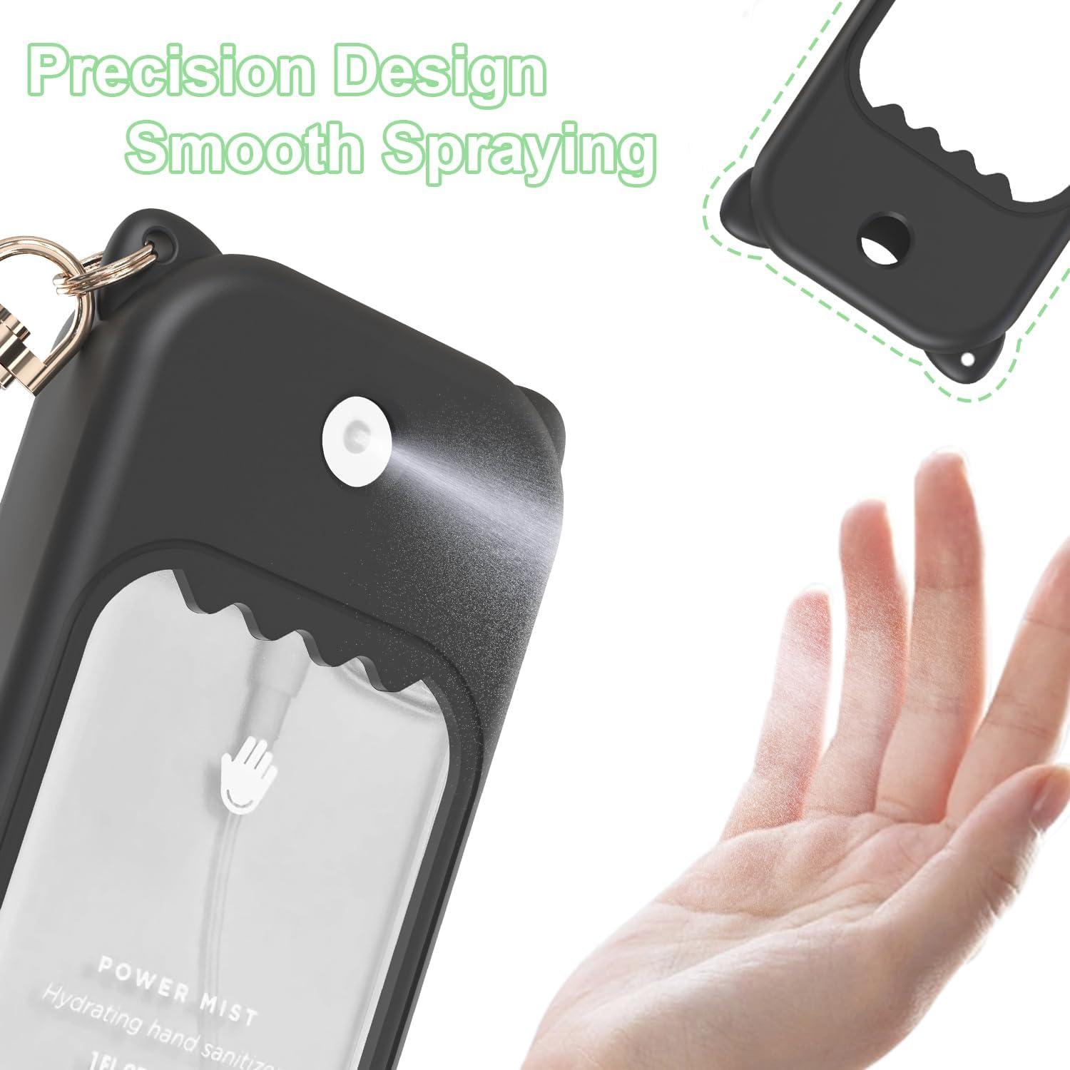 Funda de Silicona para Spray Desinfectante Touchland Negro