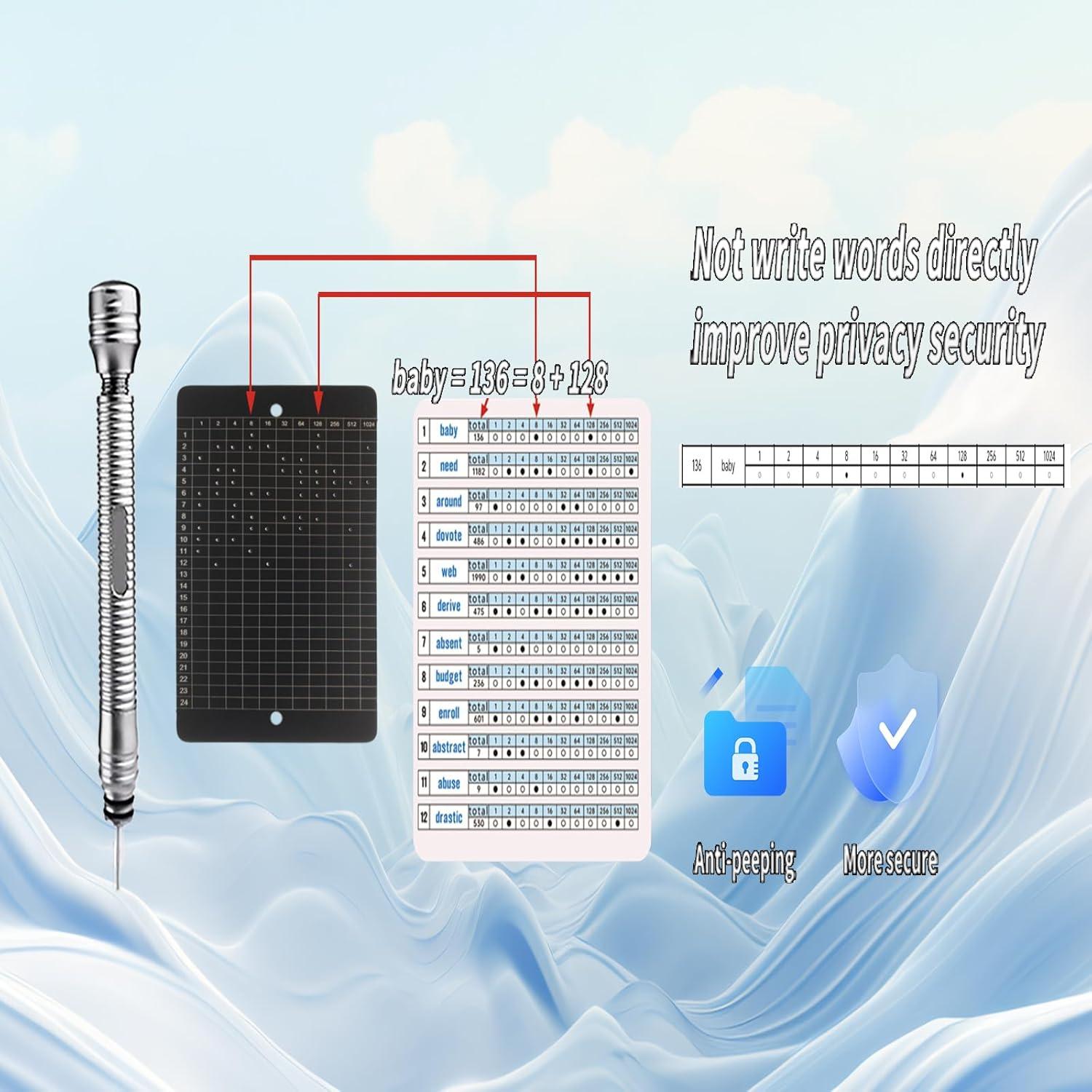 Almacenamiento Frases Semilla Titanio Btcdove - Billetera Fría