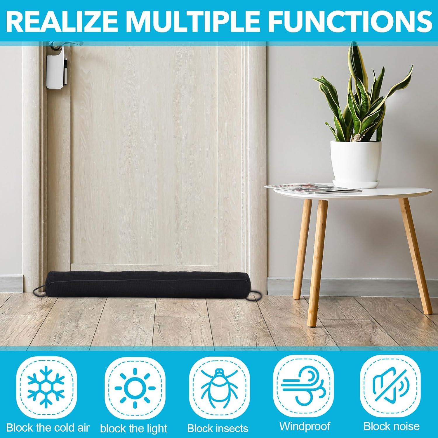 Tapón de Corriente de Puerta Fiwochic 91.44cm Negro 1.5kg