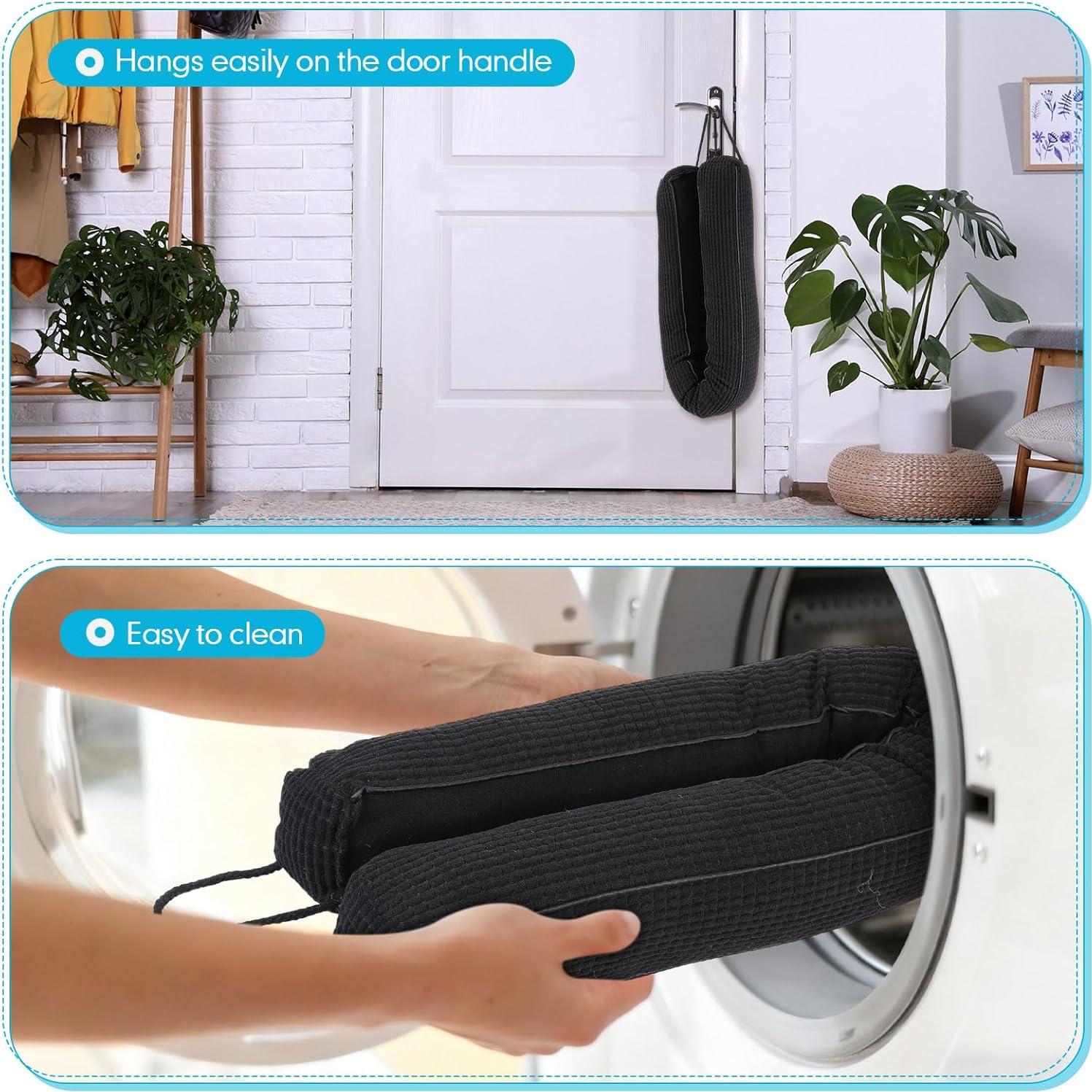 Tapón de Corriente de Puerta Fiwochic 91.44cm Negro 1.5kg