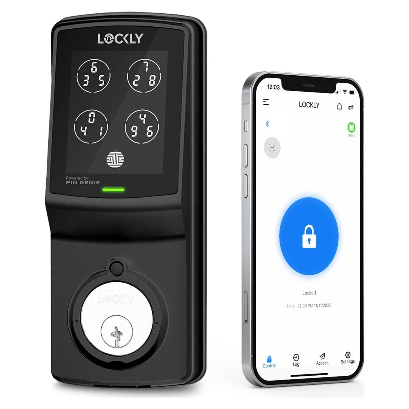 Cerradura Inteligente Lockly PGD7SMB Bluetooth con Teclado