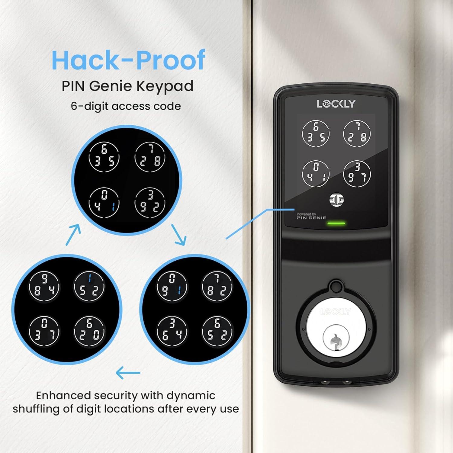 Cerradura Inteligente Lockly PGD7SMB Bluetooth con Teclado