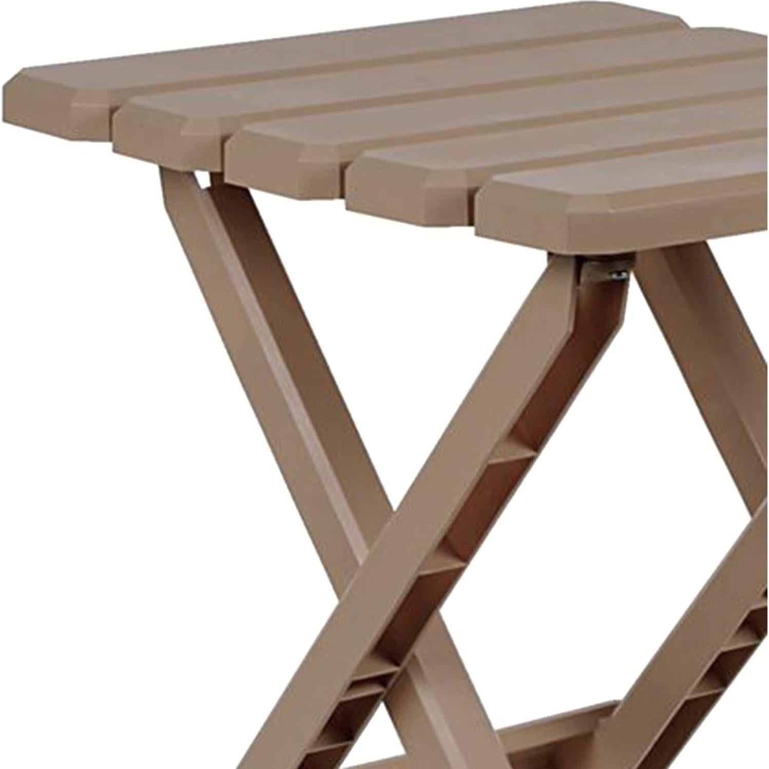 Mesa Lateral Plegable Camco Adirondack Taupe 30x35 cm