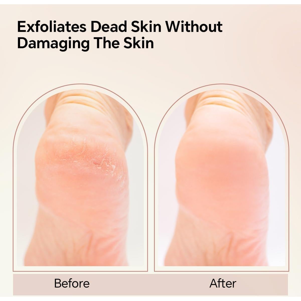 Lima de pies de vidrio nano Lvrzng, removedor de callos 22.86cm