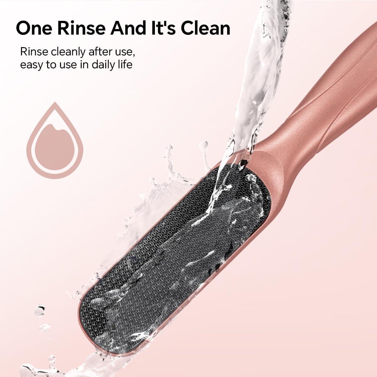 Lima de pies de vidrio nano Lvrzng, removedor de callos 22.86cm