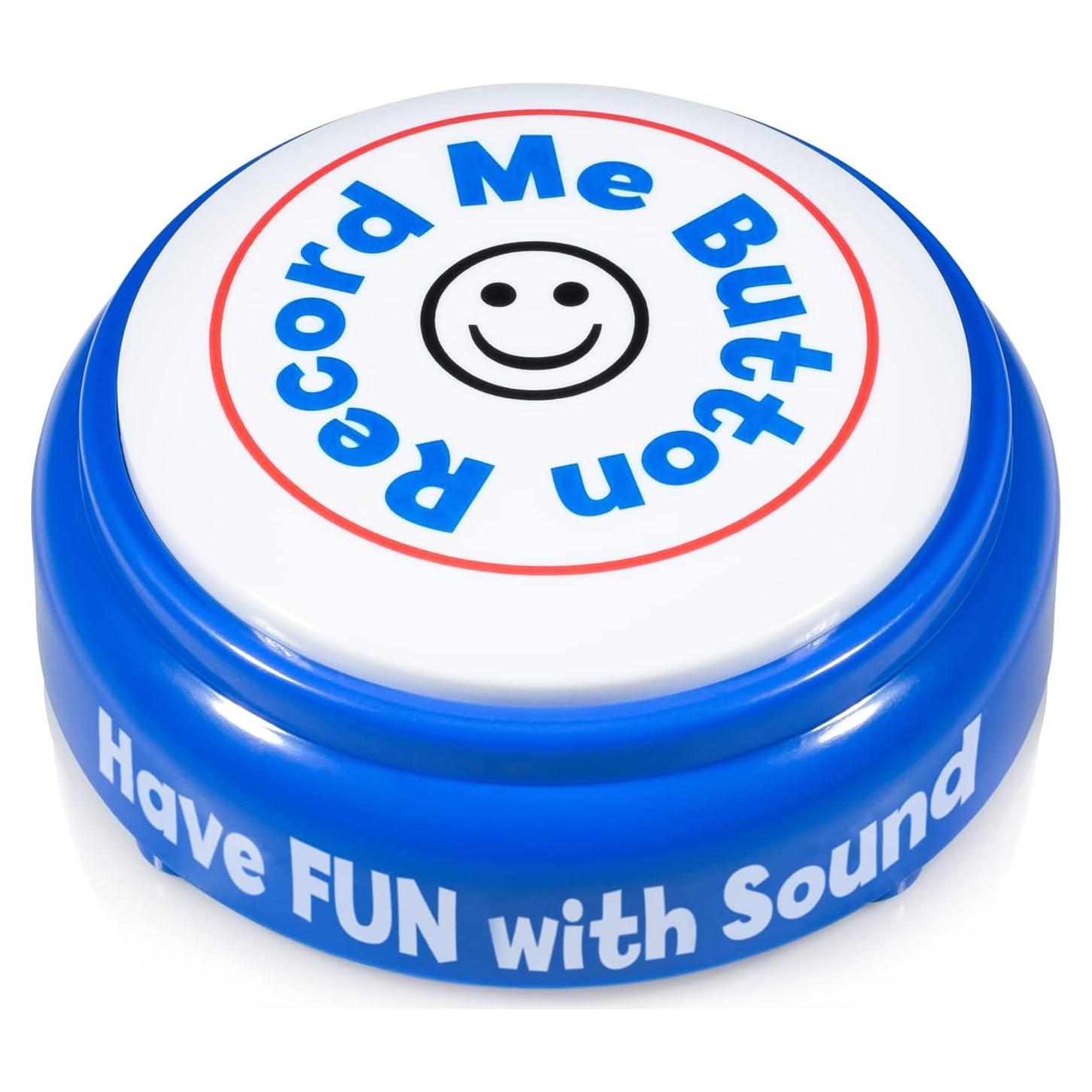 Botón Grábame Azul - Grabador de Audio 30 Segundos